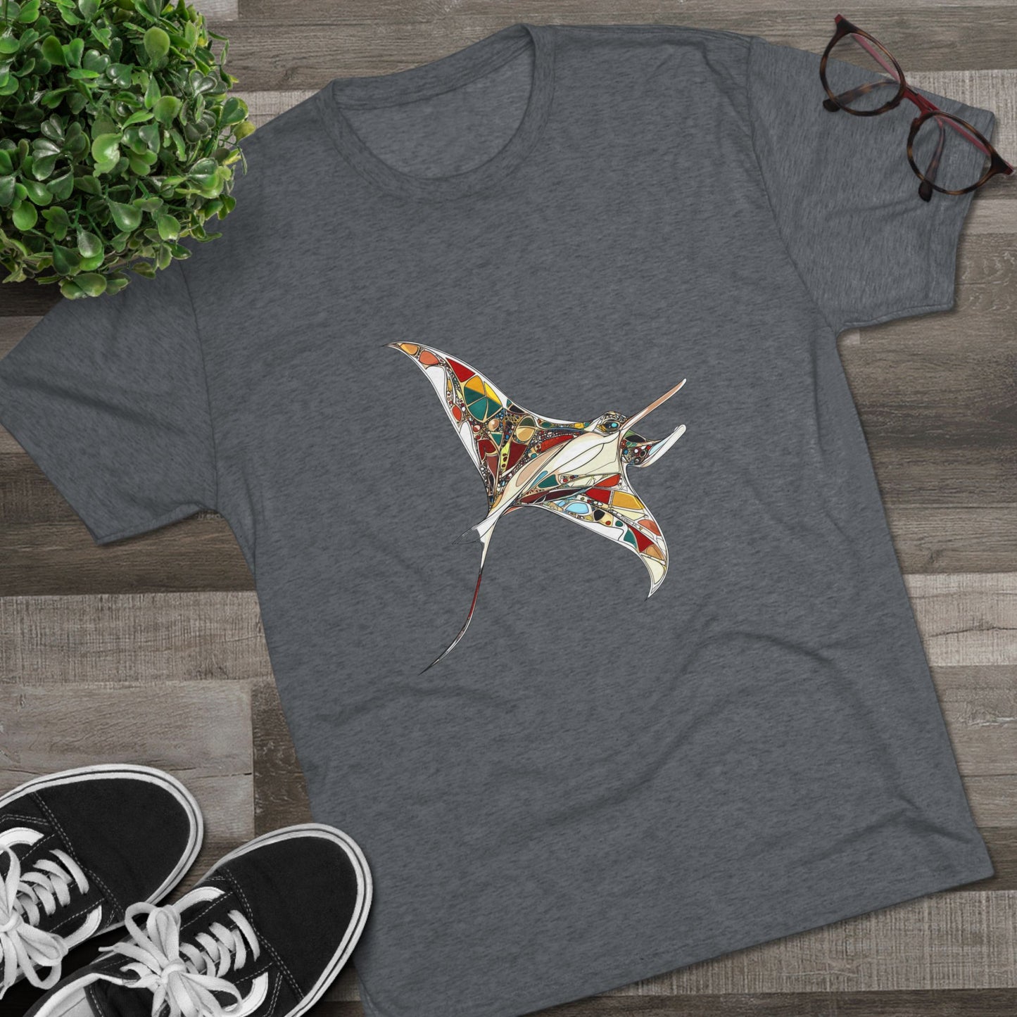 Artistic Manta Ray Tee