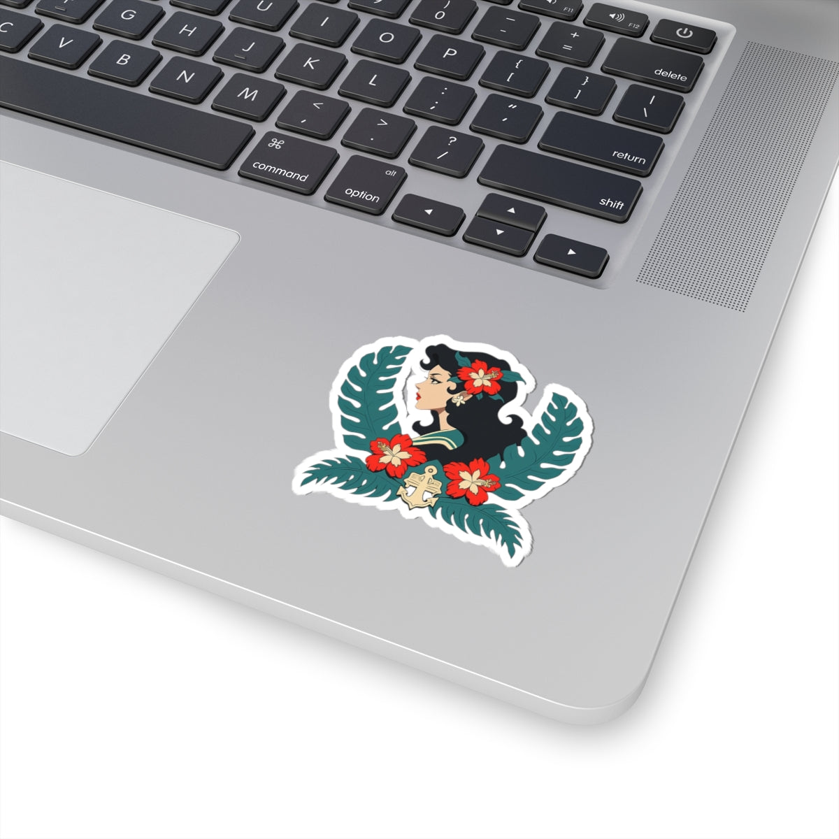 Lady Sailor Kiss-Cut Stickers | Summer Vibe, Laptop Decor, USA Pride