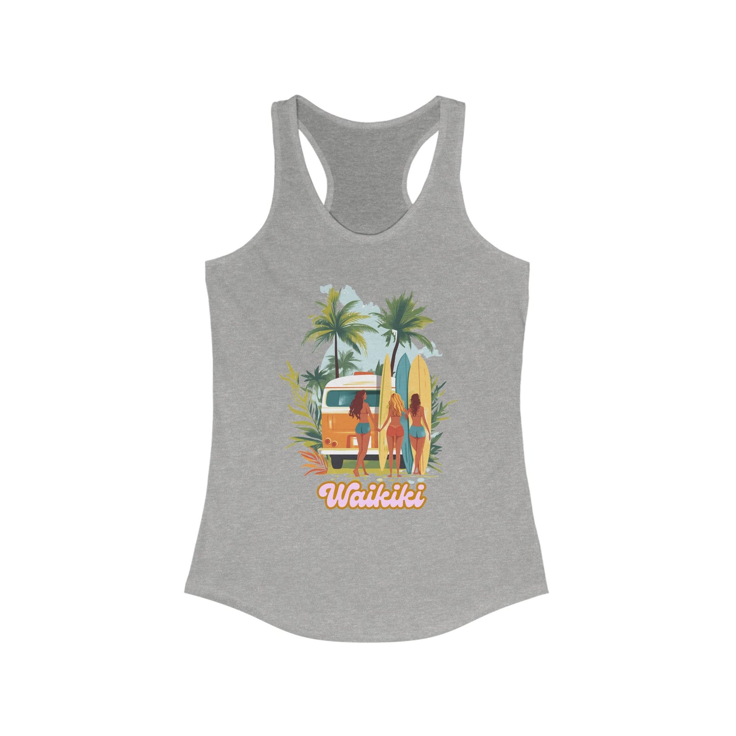 Beach Vibes Racerback Tank - Perfect for Summer & Vacation