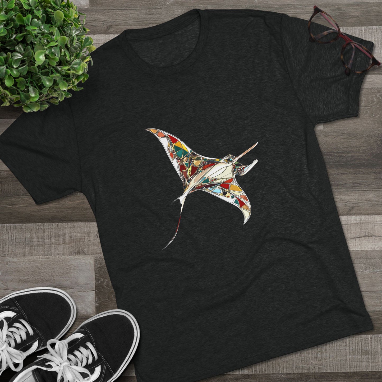 Artistic Manta Ray Tee