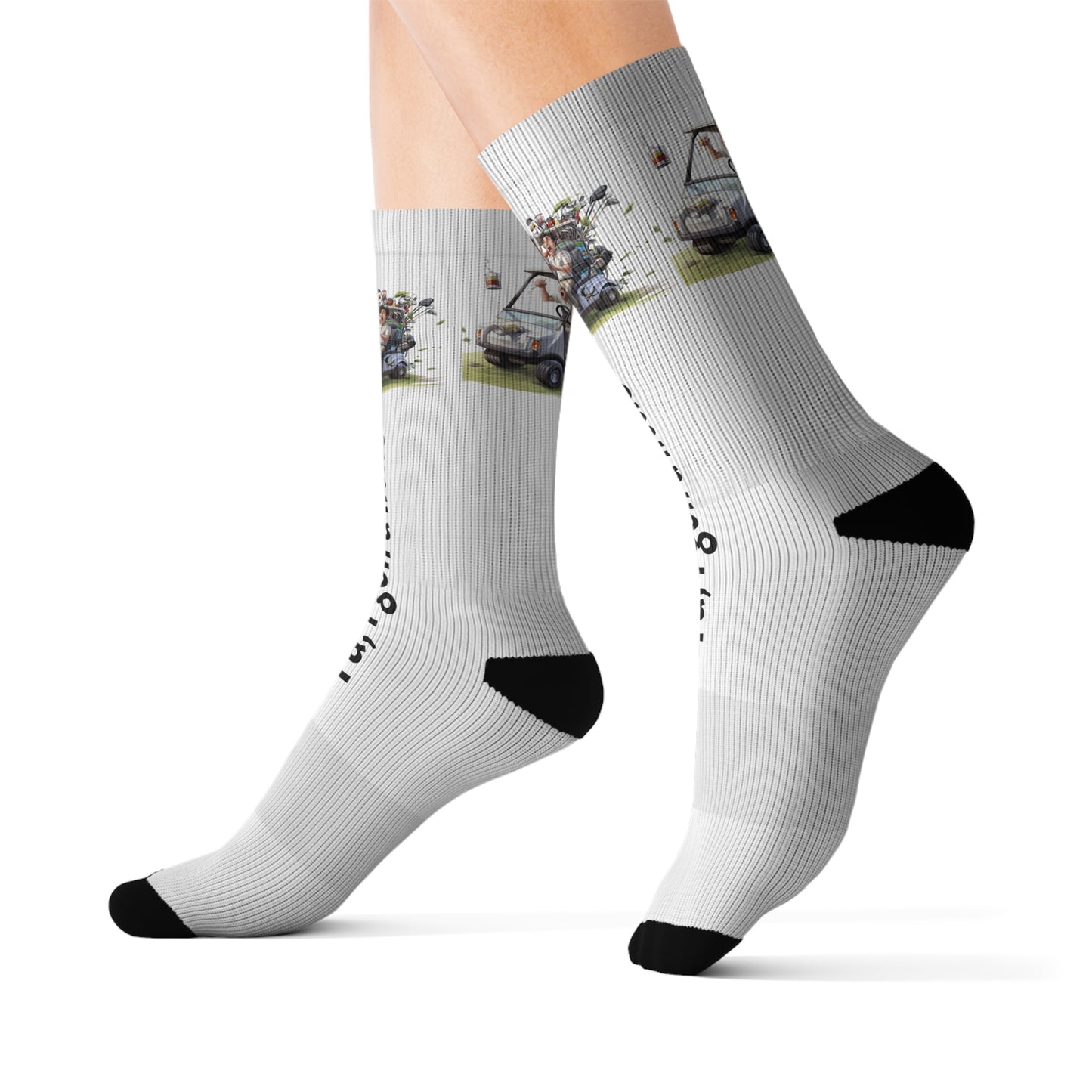 Funny Golf Sublimation Socks