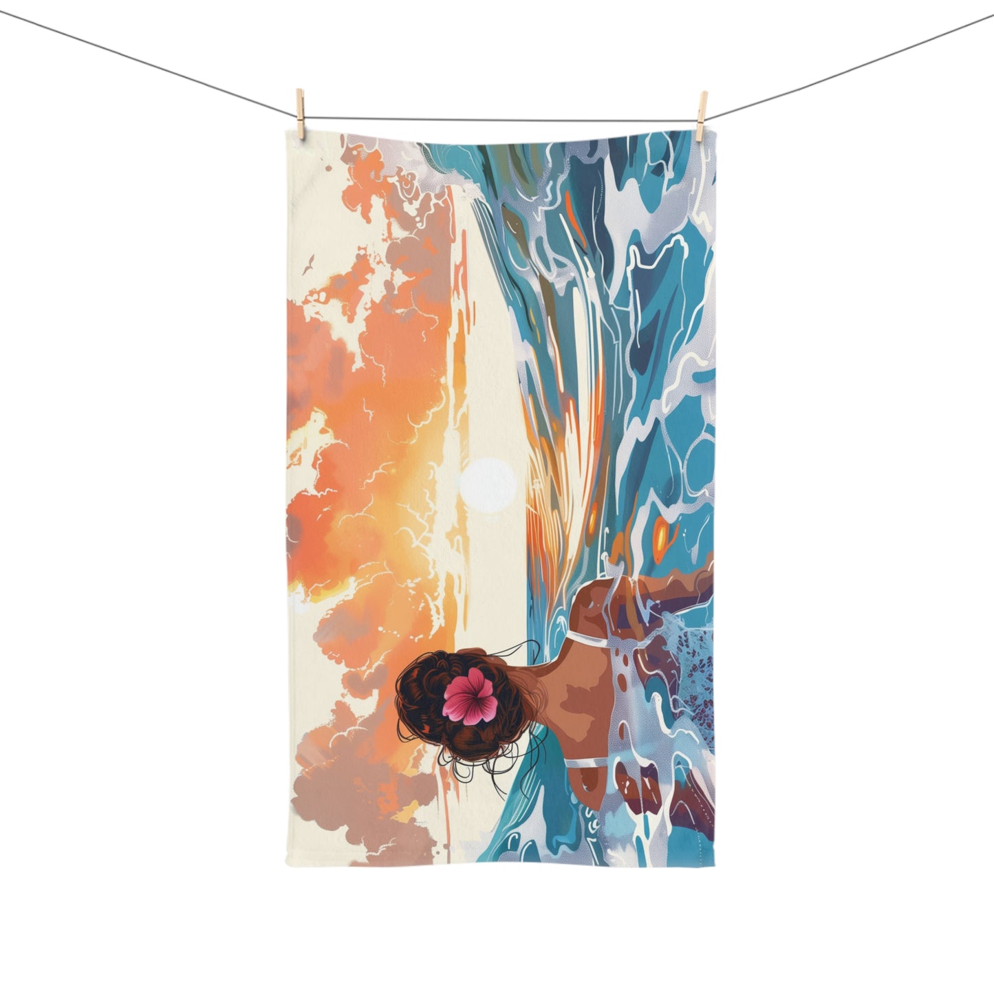 Hand Towel - Awesome Graphics Workout Towel for Stylish Elevating - Aloha 7