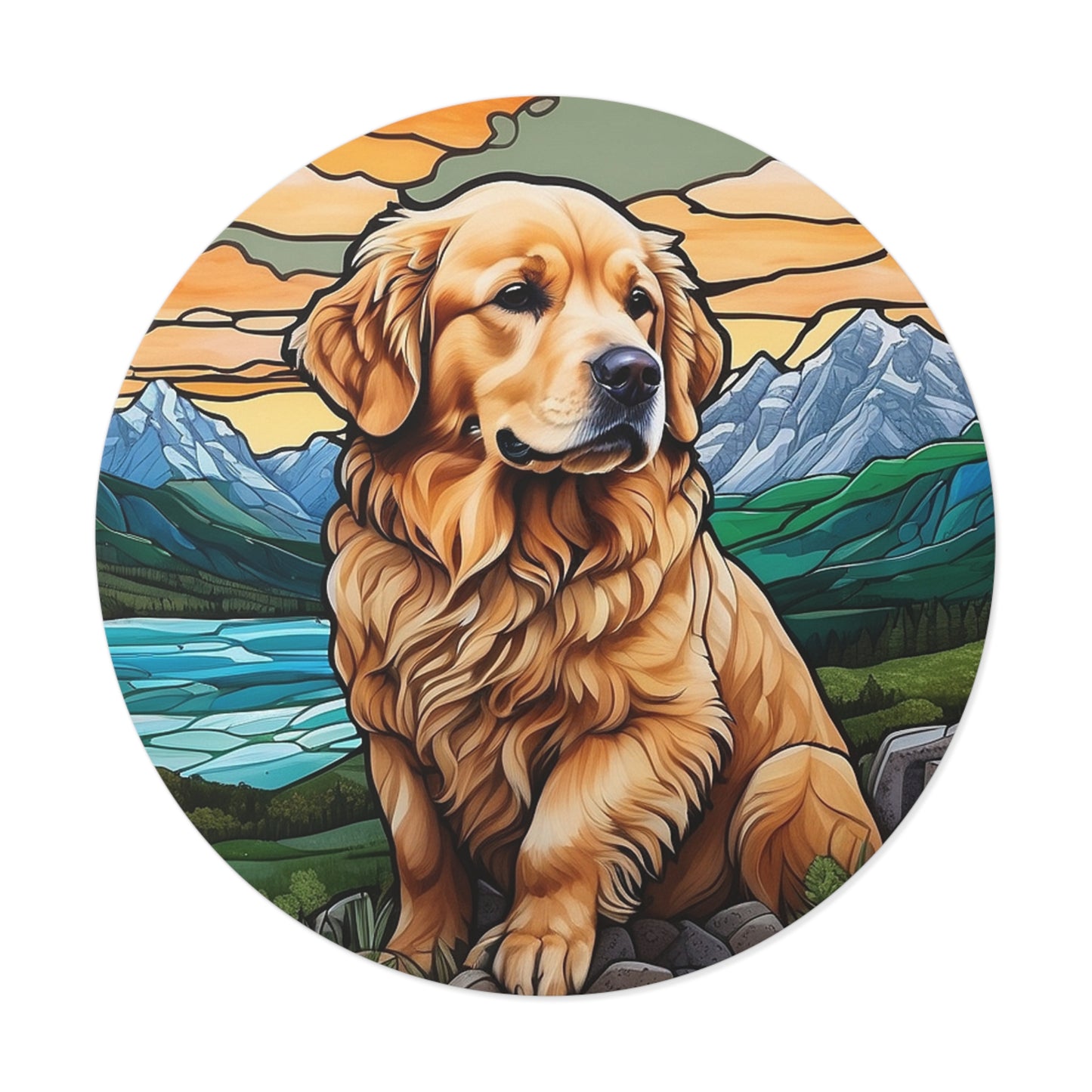 š "Golden Mountain Adventure Sticker - Part of the Golden Core Graphics Series" šļøš¾