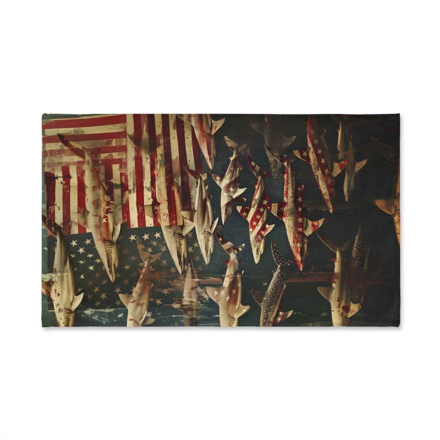 Hand Towel - Awesome Graphics Workout Towel for Stylish Elevating - USA 1