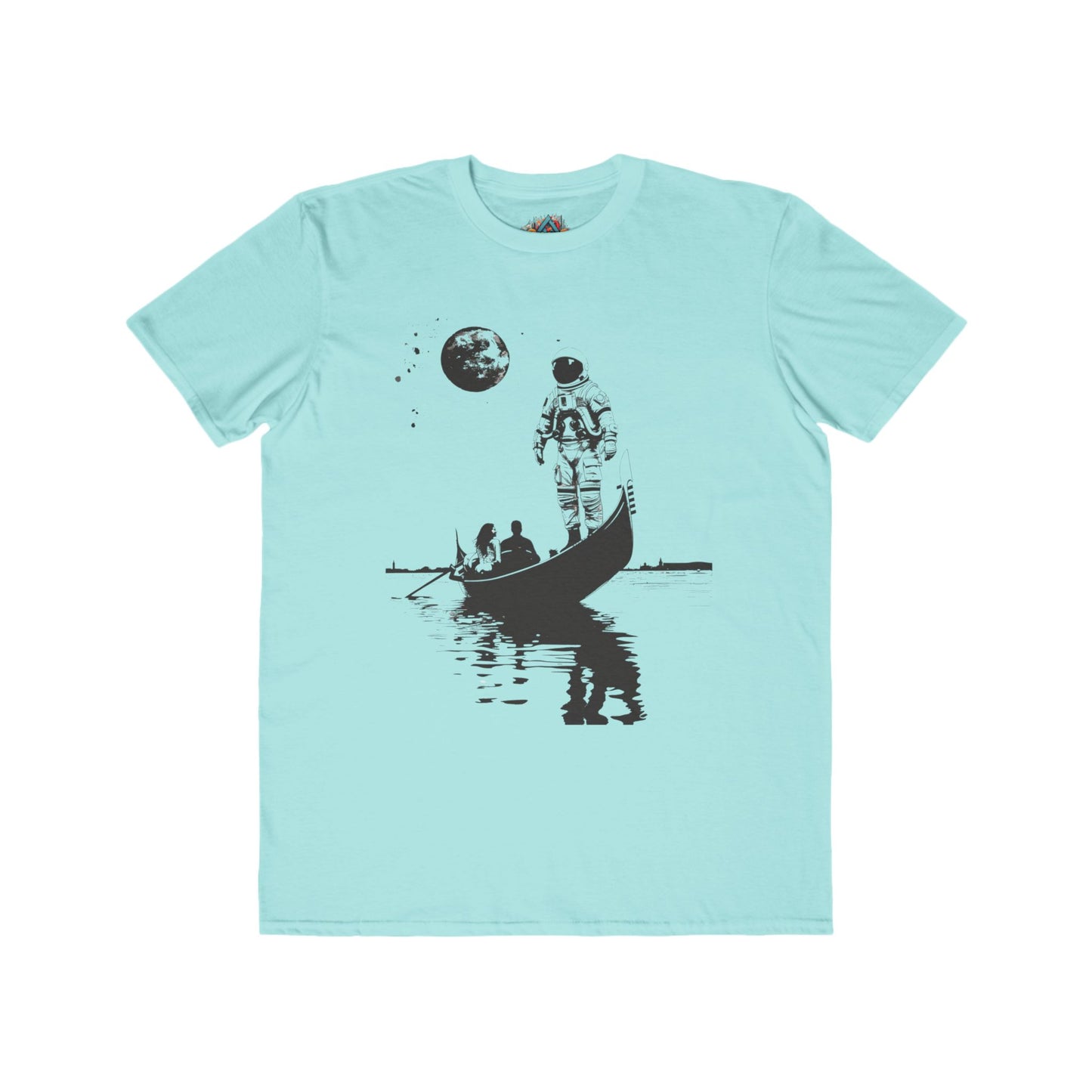 Fashion Tee - Spaceman on Gondola in Venice Art Print