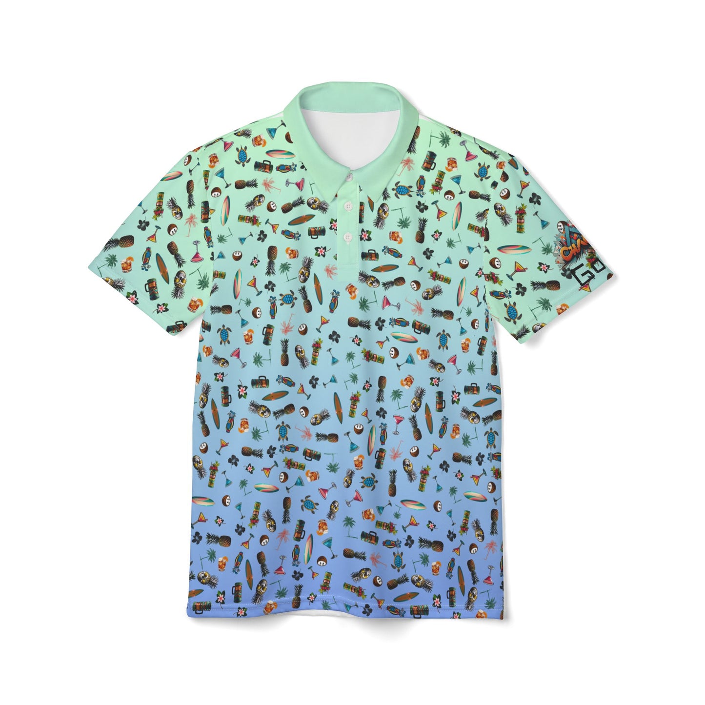 Tropical Golf Polo Shirt