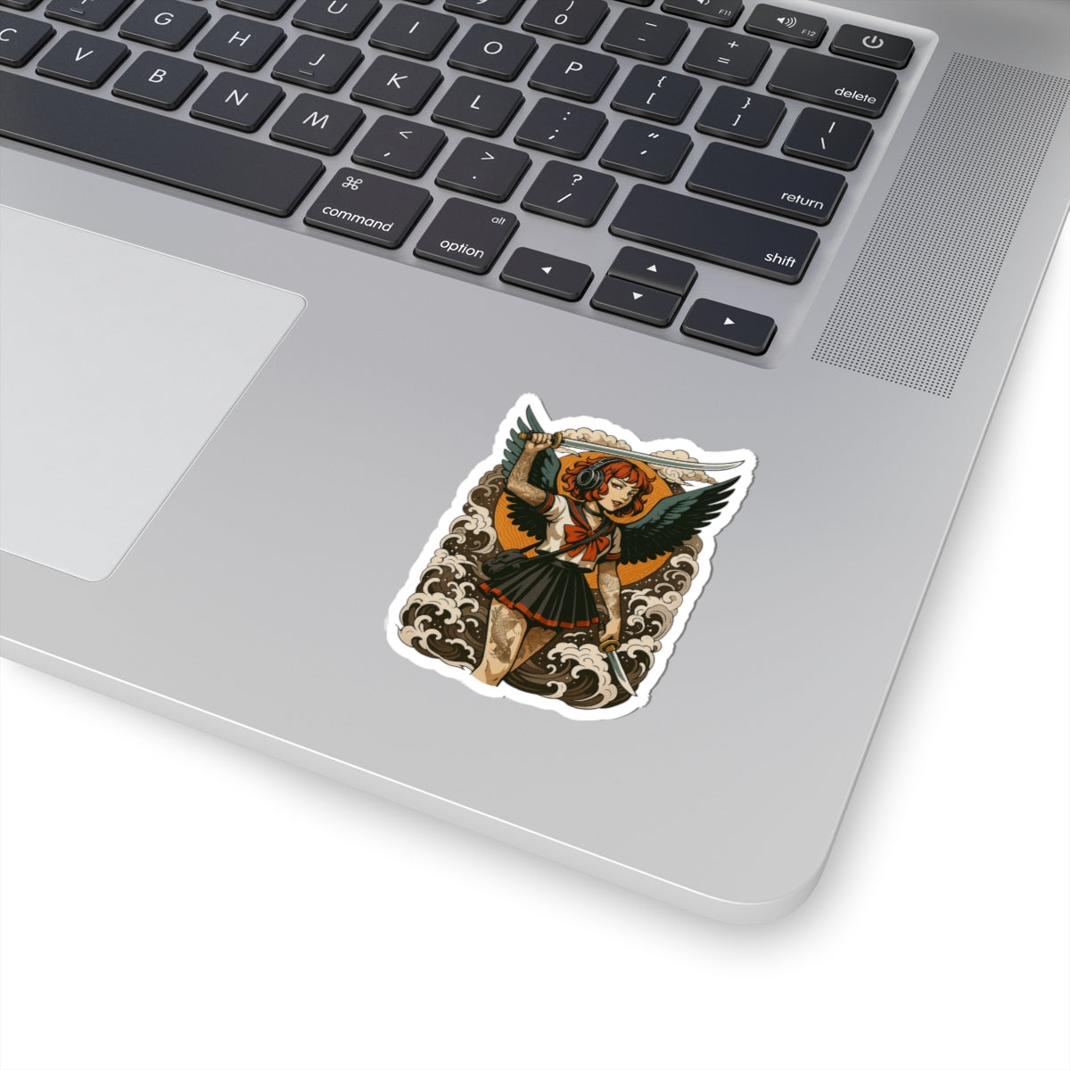 Lady Swords Kiss-Cut Stickers | Summer Vibe, Laptop Decor, USA Pride