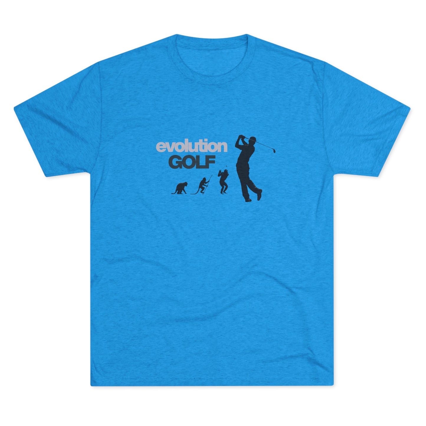 T-Shirt - Evolution Golf Ape to Golfer Satire Tee