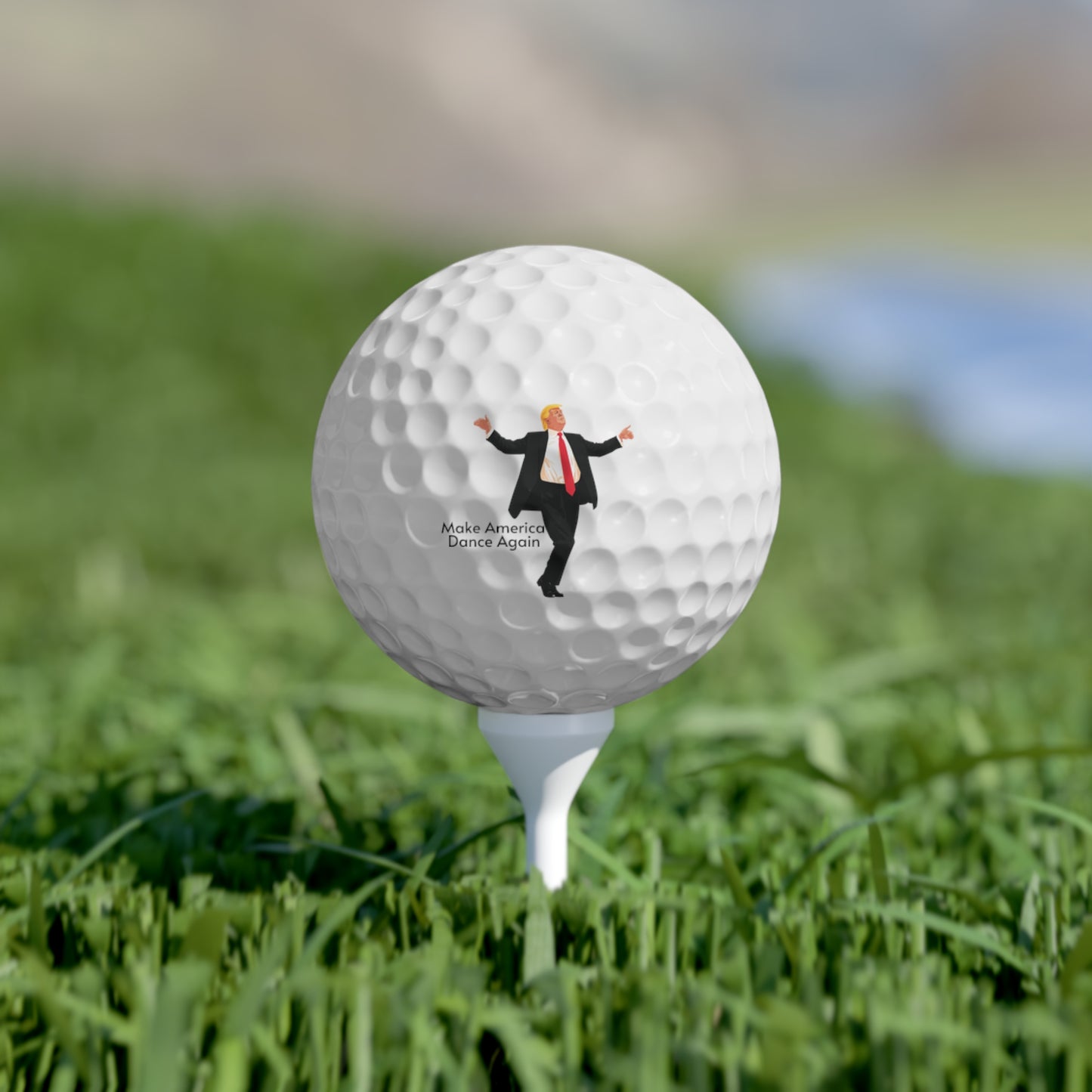 Funny Golf Balls, Make America Dance Again - 6pcs, Golf Gifts, Novelty Sports Gear, Unique Golfer Present, Fun Golf Accessories