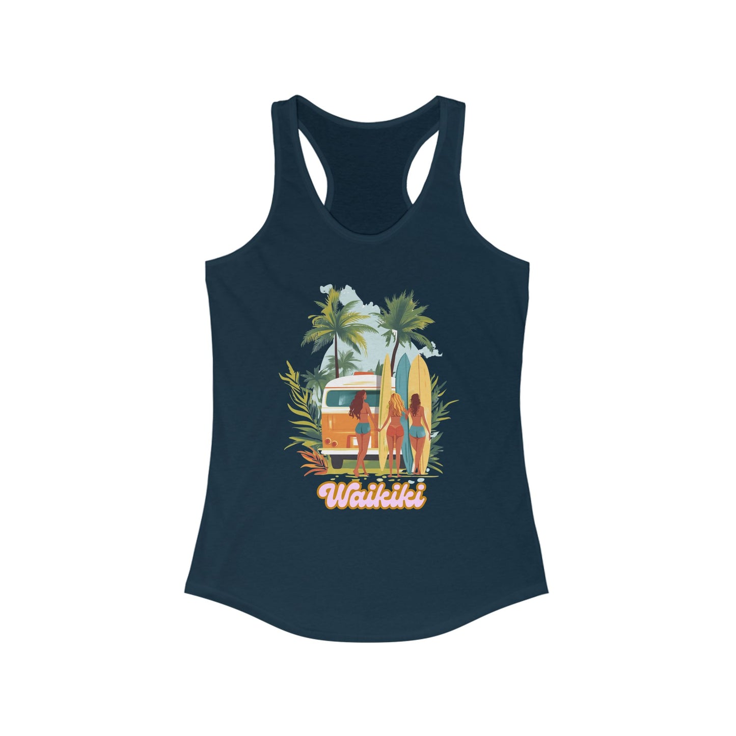 Beach Vibes Racerback Tank - Perfect for Summer & Vacation