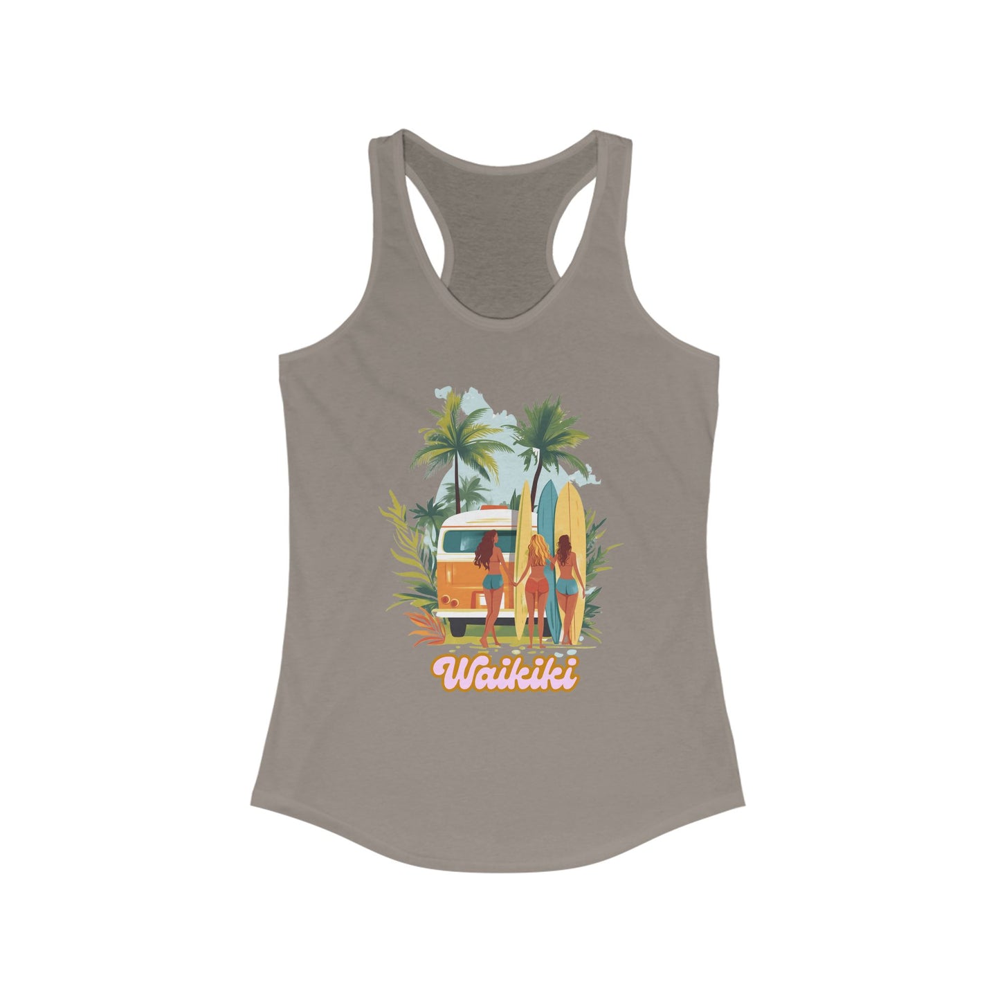 Beach Vibes Racerback Tank - Perfect for Summer & Vacation