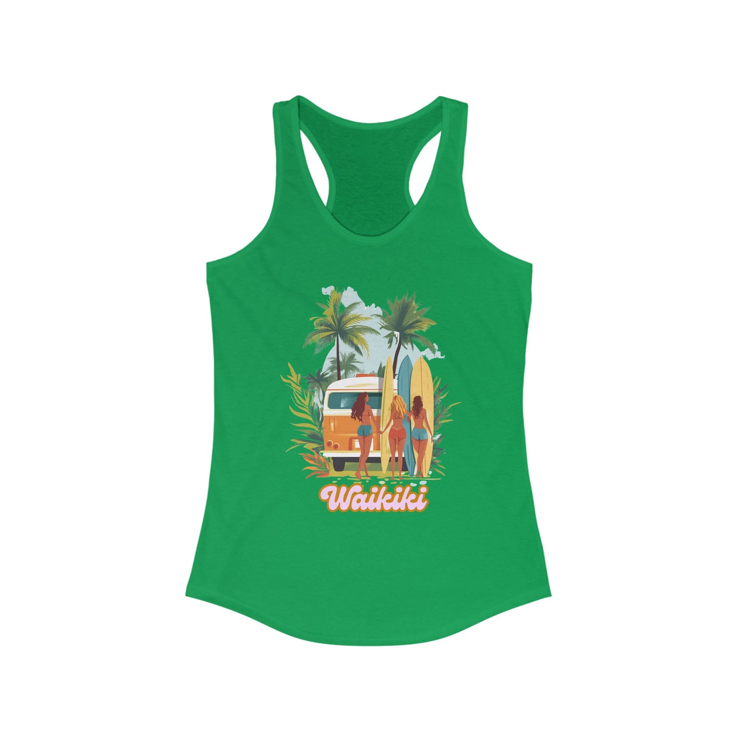 Beach Vibes Racerback Tank - Perfect for Summer & Vacation