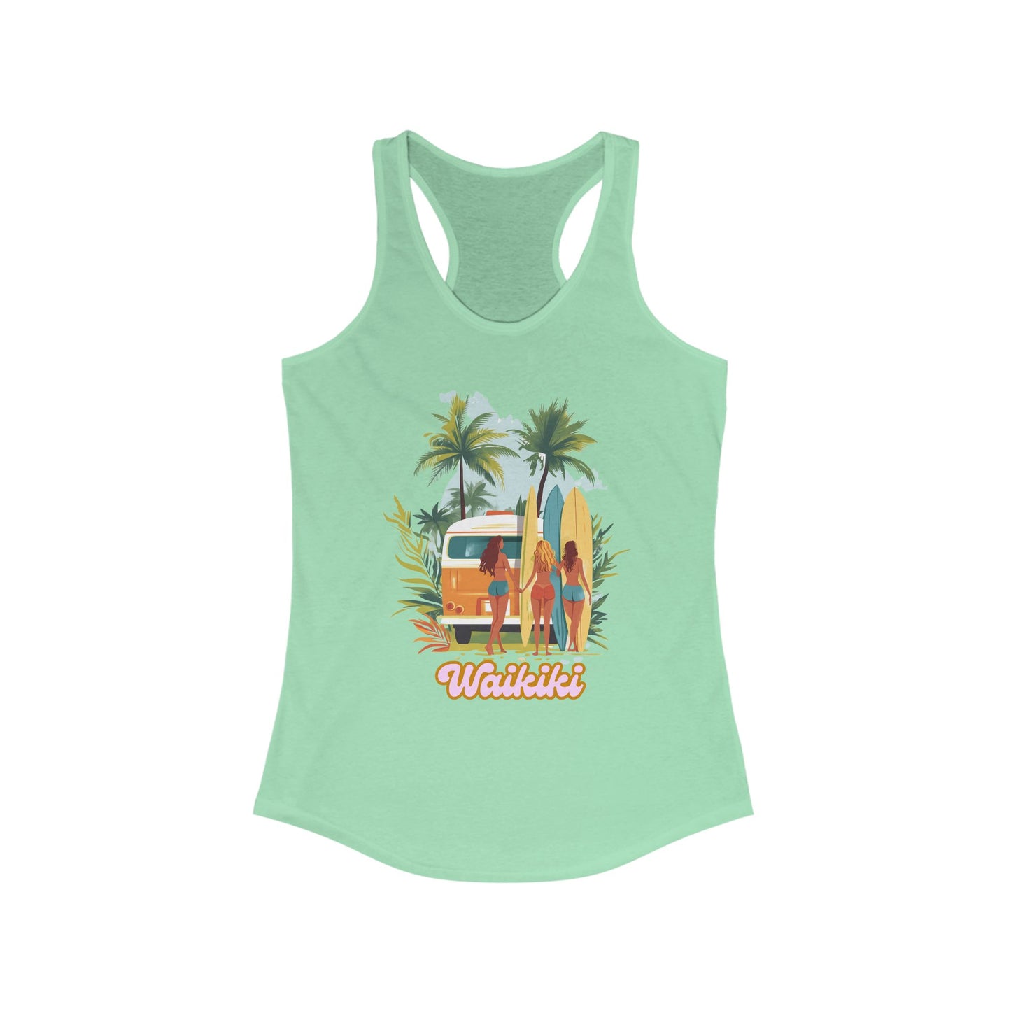 Beach Vibes Racerback Tank - Perfect for Summer & Vacation