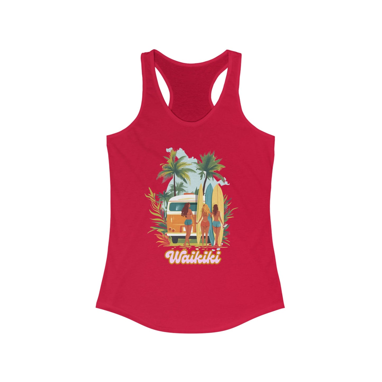 Beach Vibes Racerback Tank - Perfect for Summer & Vacation