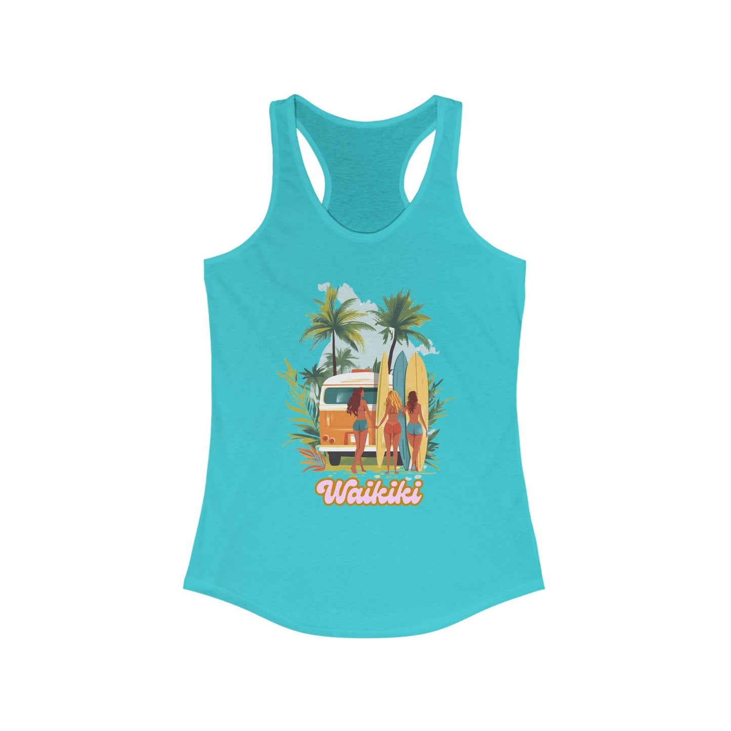 Beach Vibes Racerback Tank - Perfect for Summer & Vacation