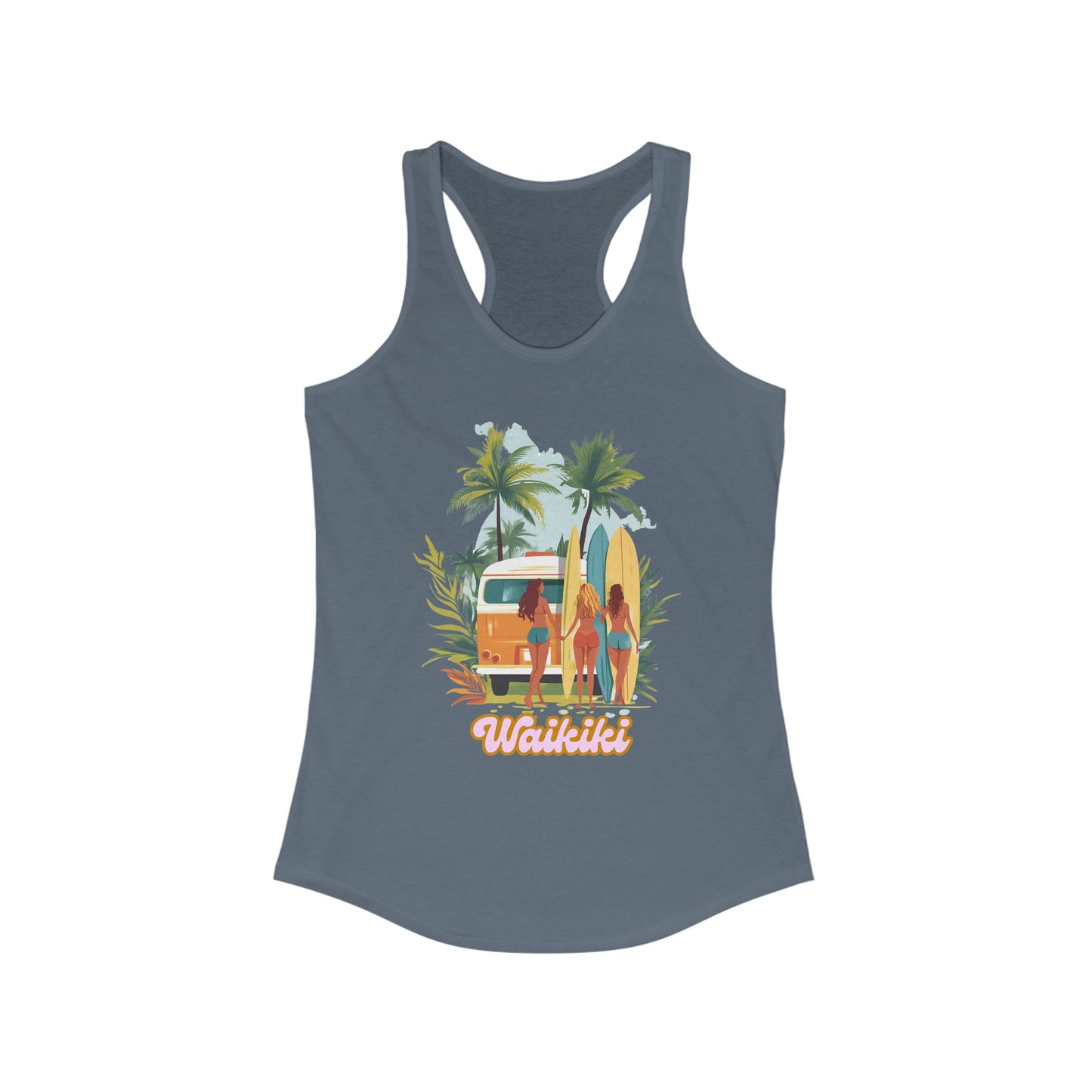 Beach Vibes Racerback Tank - Perfect for Summer & Vacation