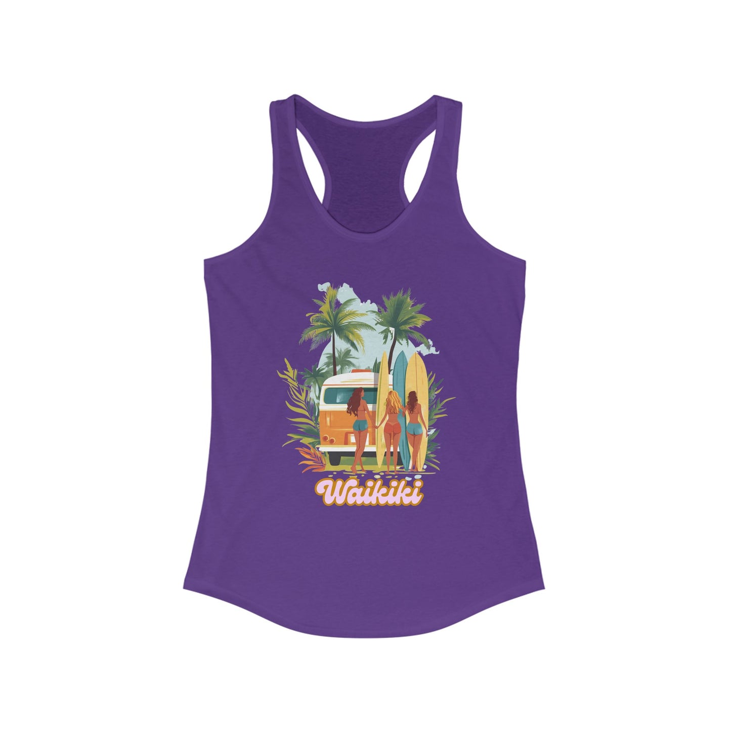 Beach Vibes Racerback Tank - Perfect for Summer & Vacation