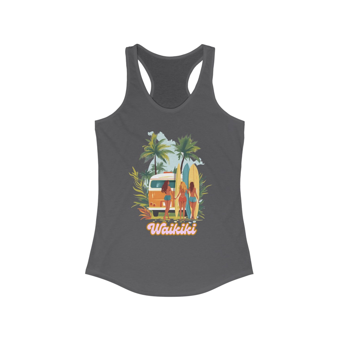 Beach Vibes Racerback Tank - Perfect for Summer & Vacation