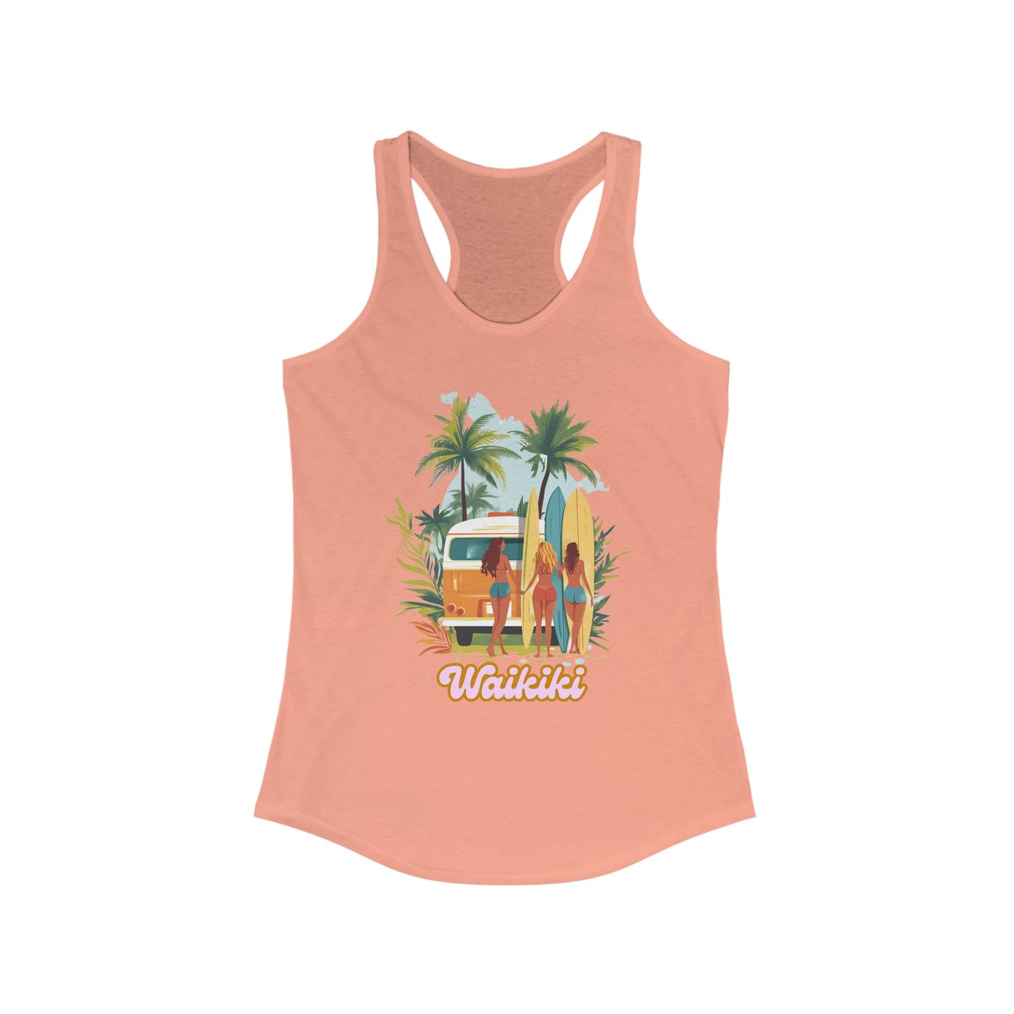 Beach Vibes Racerback Tank - Perfect for Summer & Vacation