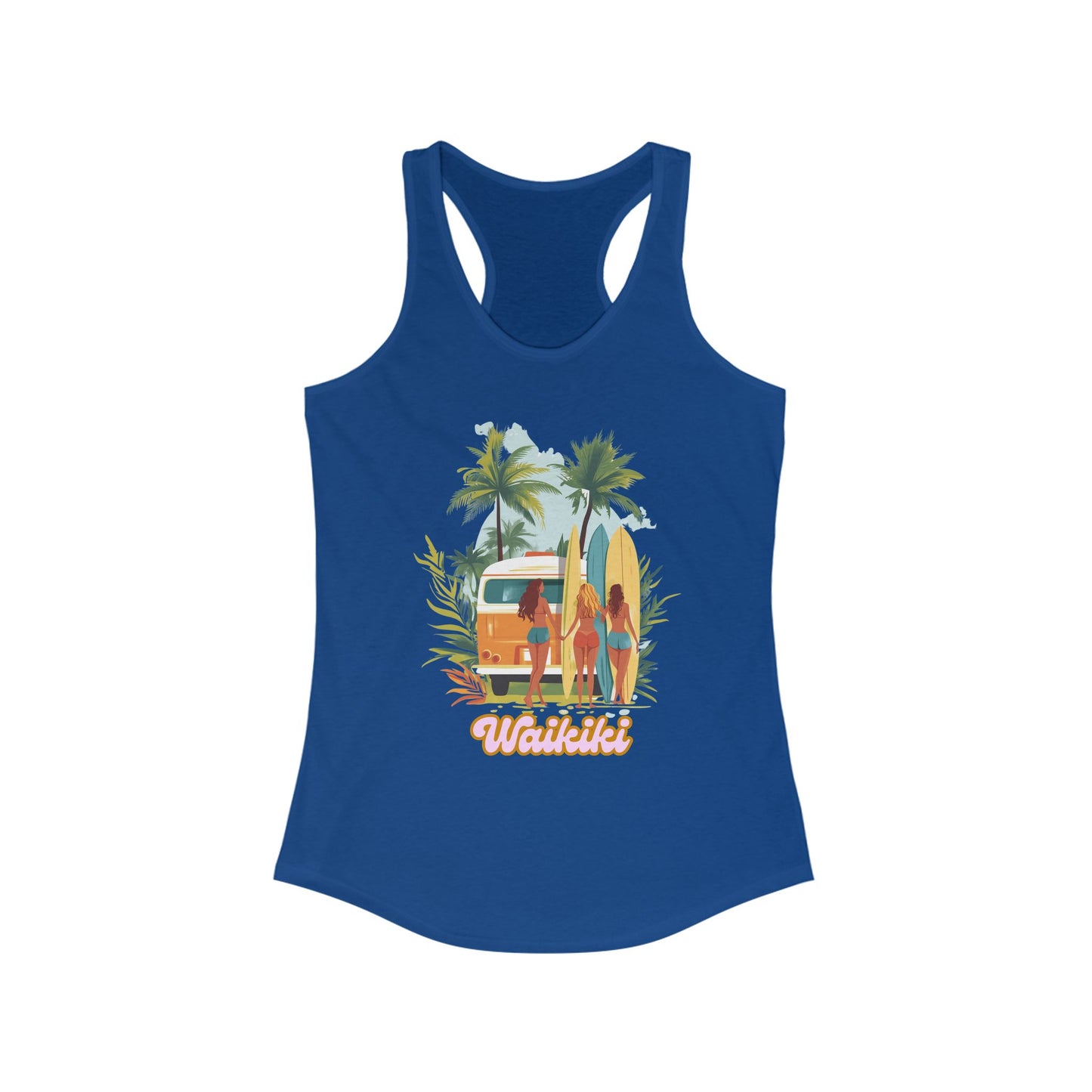 Beach Vibes Racerback Tank - Perfect for Summer & Vacation