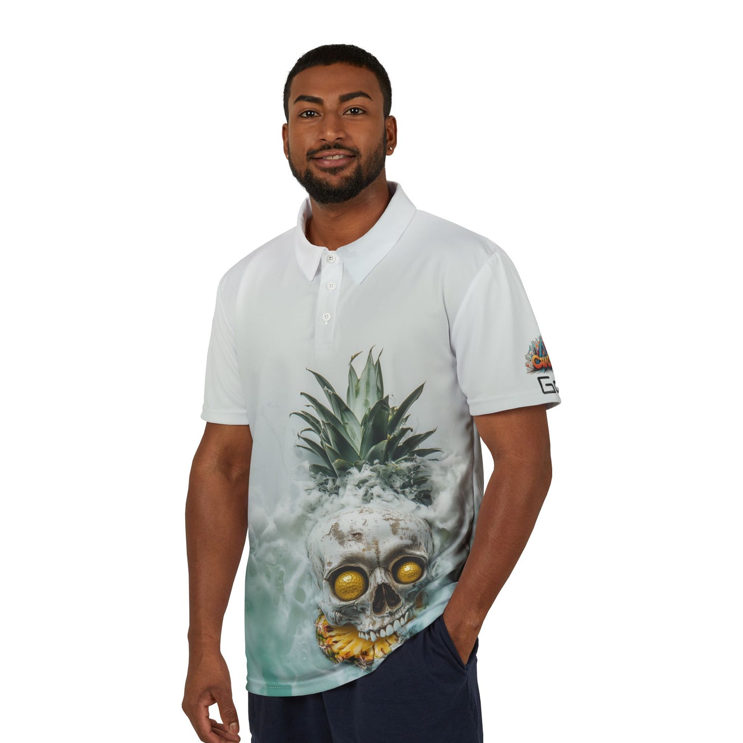 Chaos Logo Golf Club - Pineapple Skull Version 2