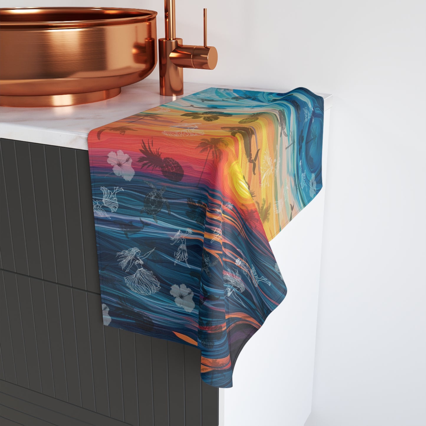 Hand Towel - Awesome Graphics Workout Towel for Stylish Elevating - Aloha 10