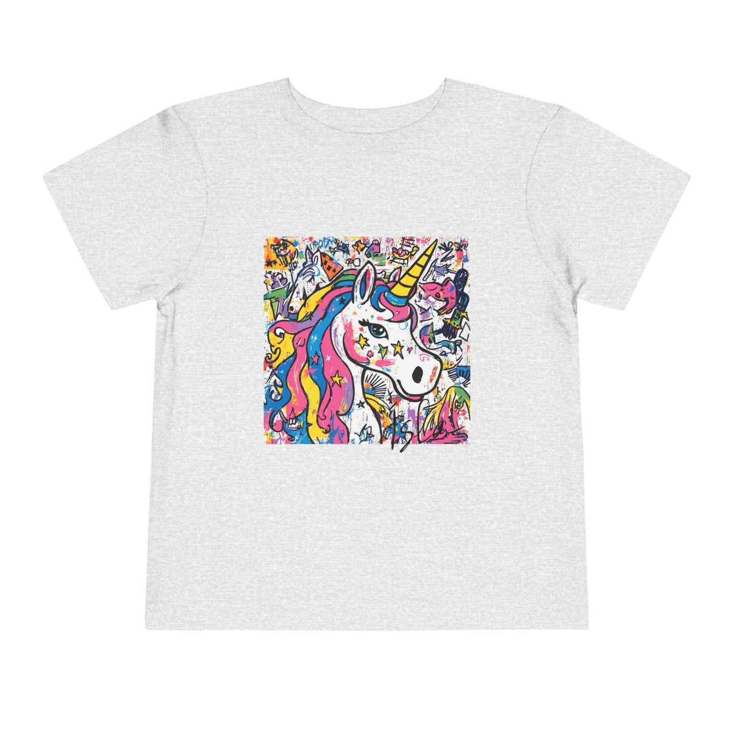 Colorful Unicorn Toddler Tee - Fun & Playful Kidswear