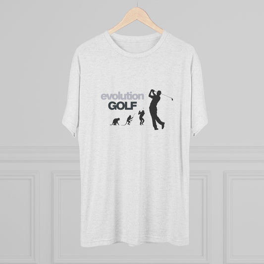 T-Shirt - Evolution Golf Ape to Golfer Satire Tee