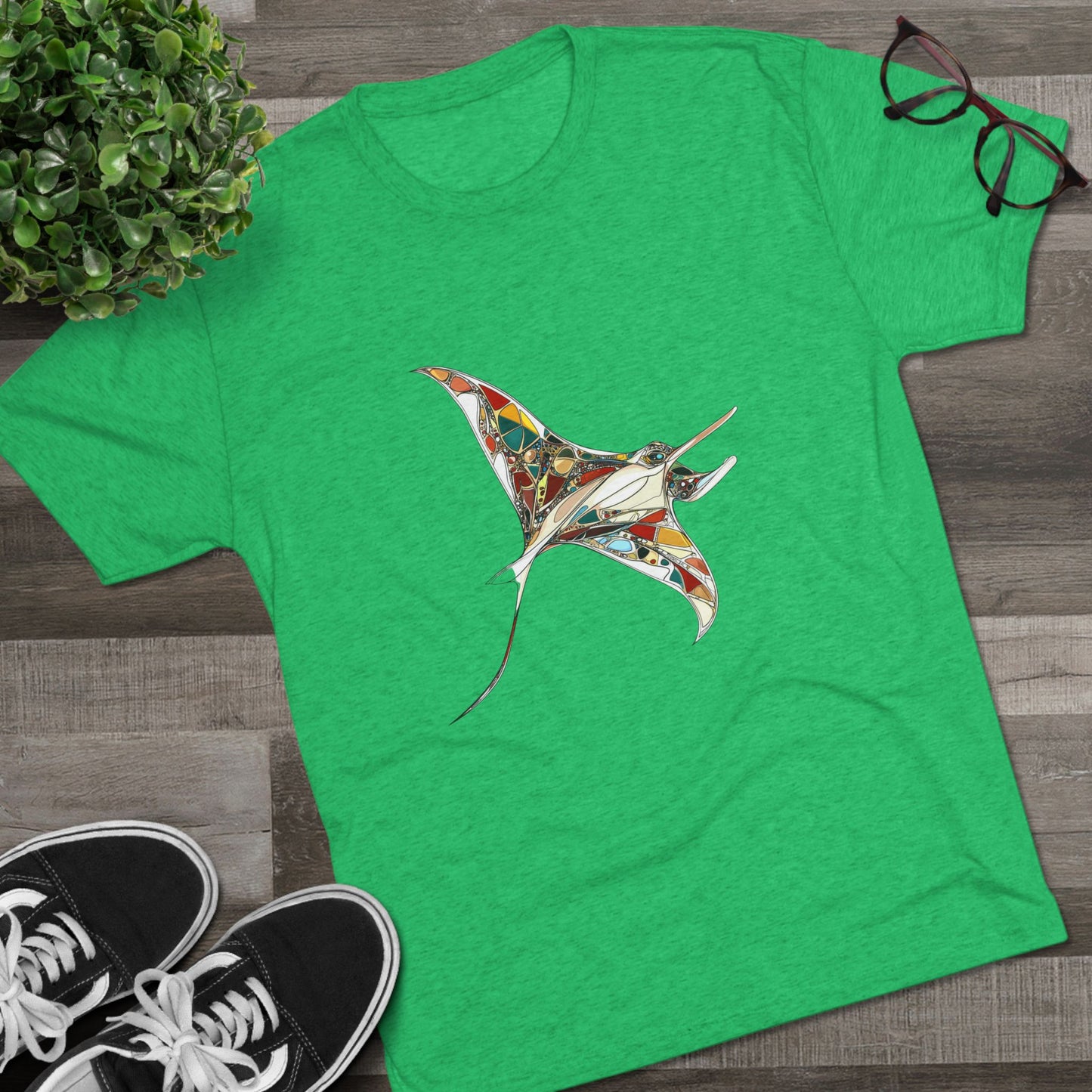 Artistic Manta Ray Tee
