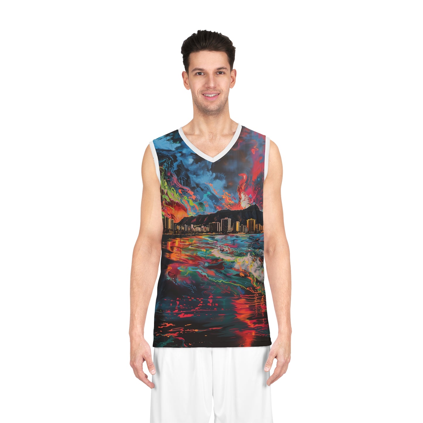 Sport Tank Jersey (AOP) - Waikiki V1.1