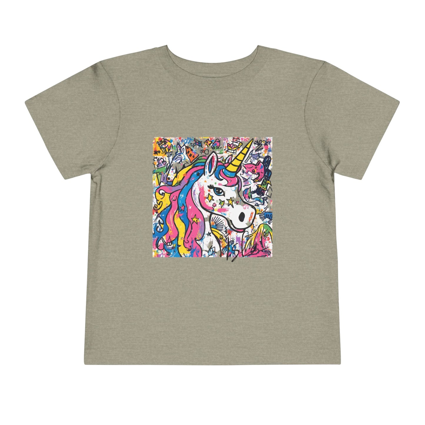 Colorful Unicorn Toddler Tee - Fun & Playful Kidswear