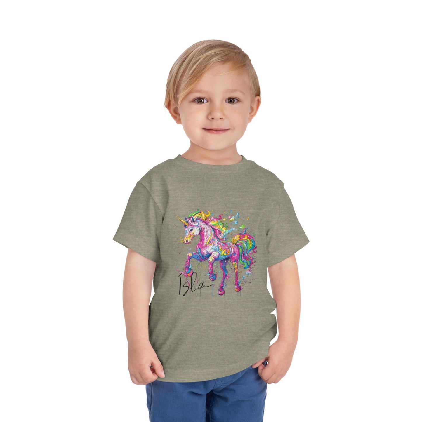 Colorful Unicorn Toddler Tee - Fun & Playful Kidswear V2