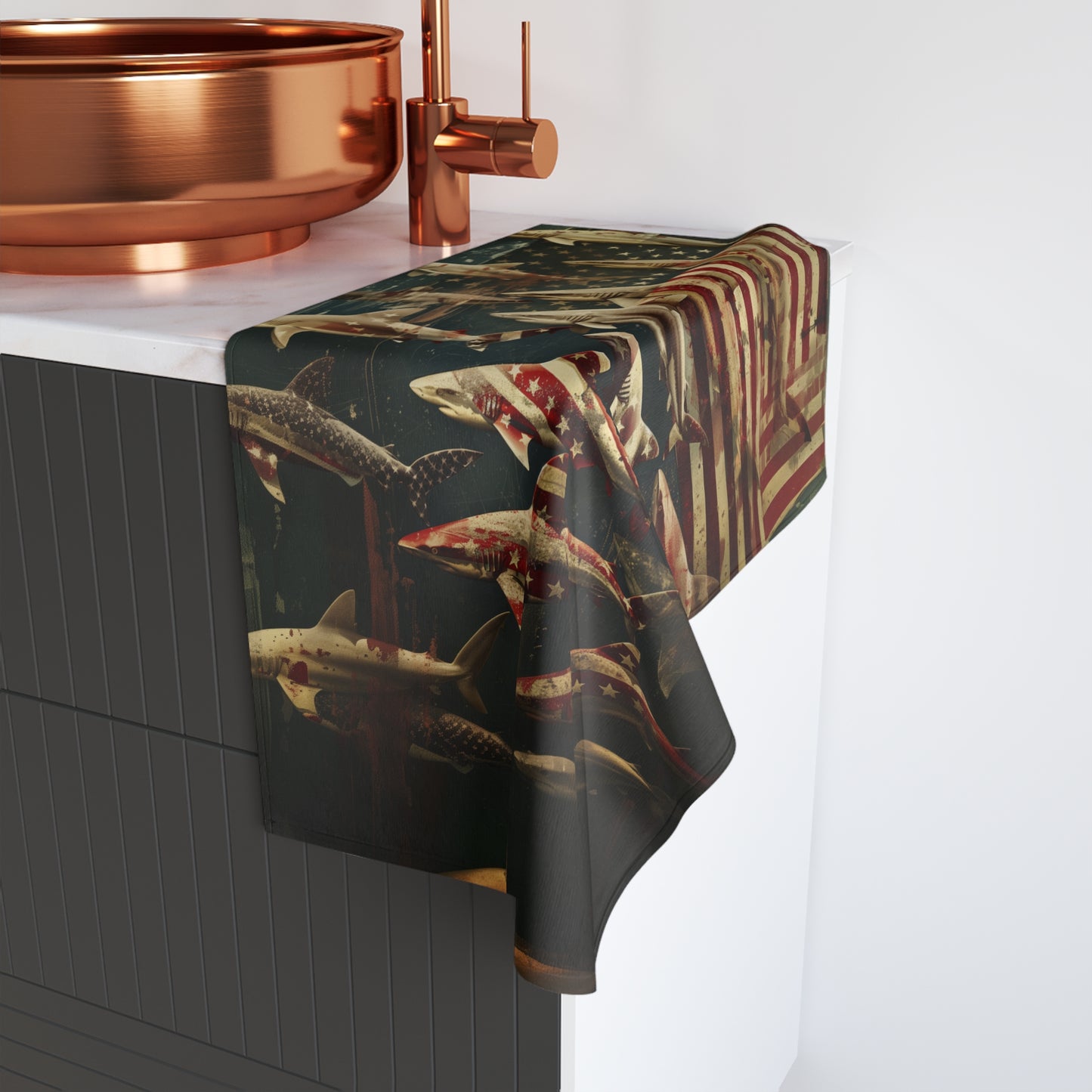 Hand Towel - Awesome Graphics Workout Towel for Stylish Elevating - USA 1