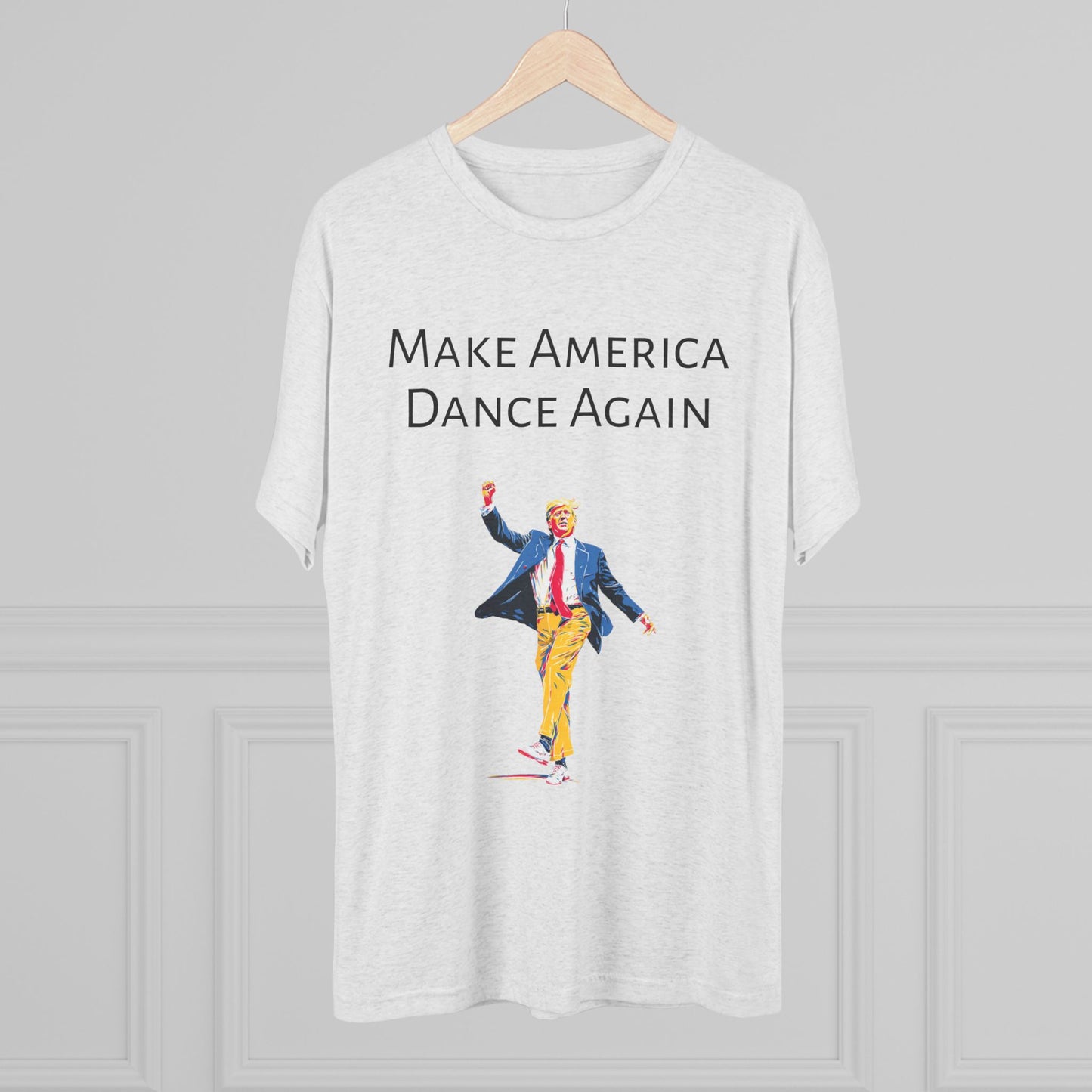 Trump DJ Tee V3 - Unisex Tri-Blend Crew