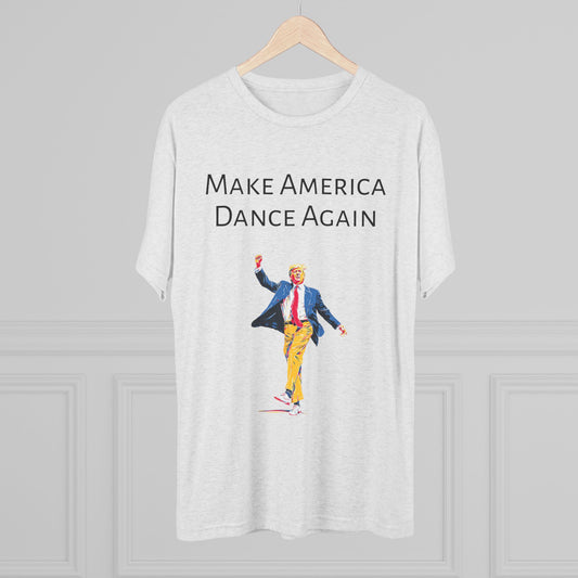 Trump DJ Tee V3 - Unisex Tri-Blend Crew