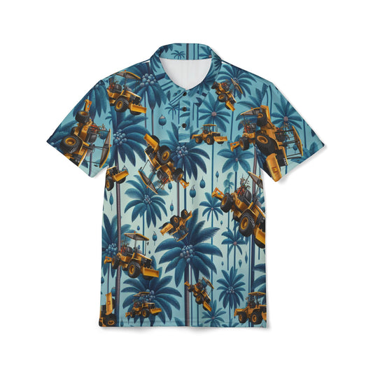 Golf Polo Shirt - Aloha Construction Design