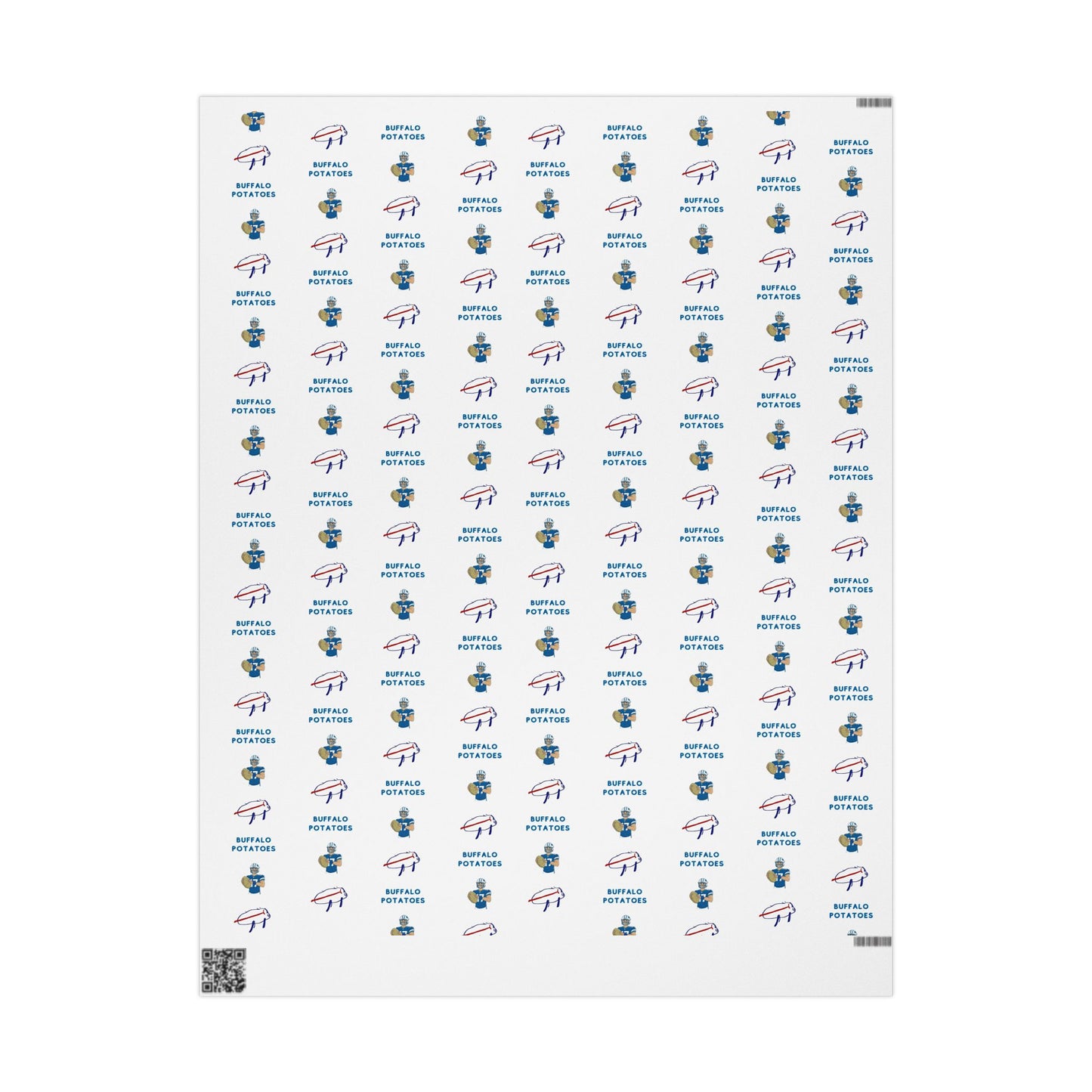 Buffalo Potatoes Wrapping Paper