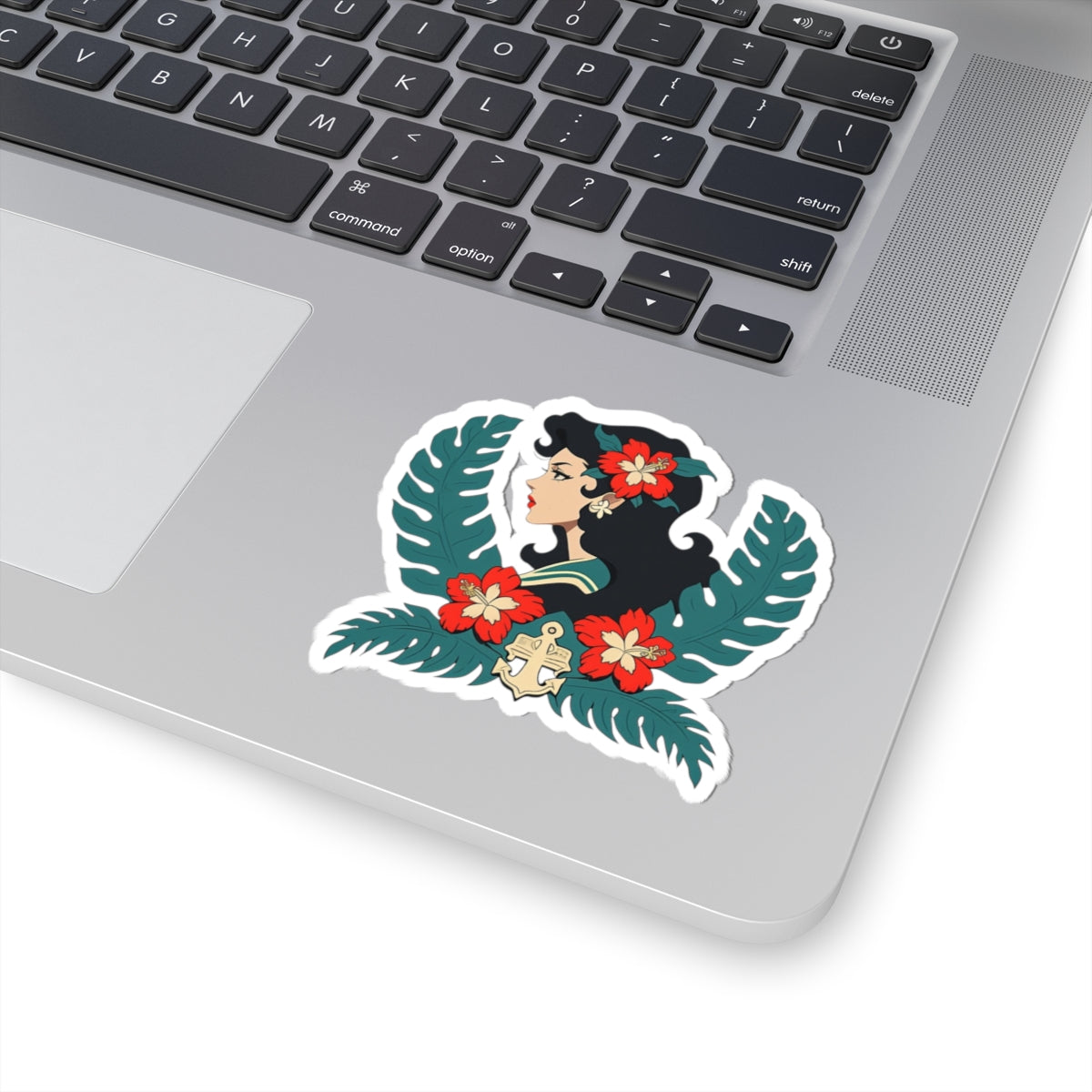 Lady Sailor Kiss-Cut Stickers | Summer Vibe, Laptop Decor, USA Pride