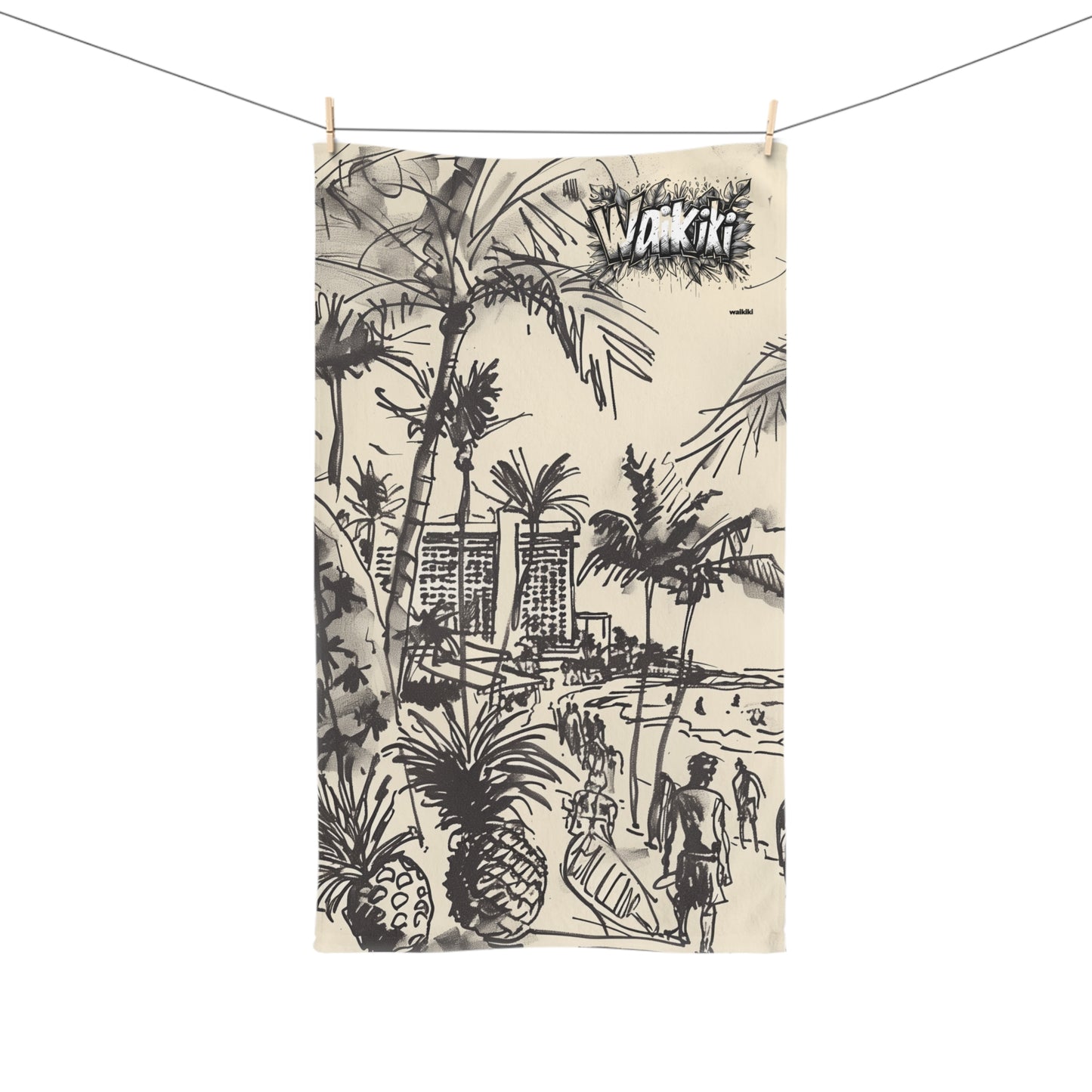 Hand Towel - Awesome Graphics Workout Towel for Stylish Elevating - Aloha3