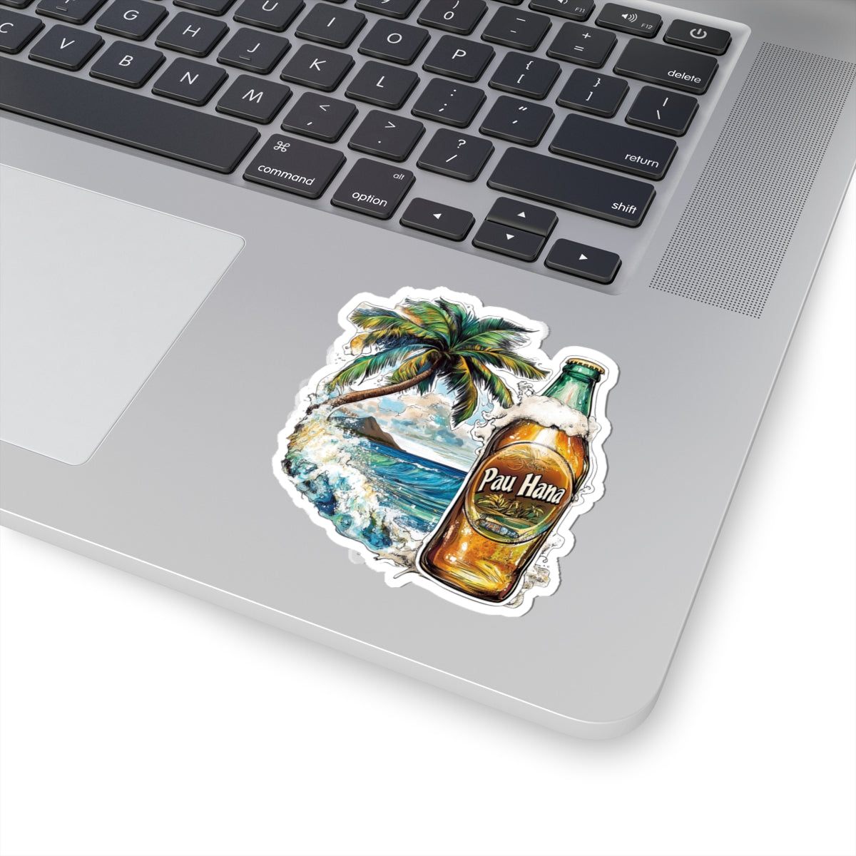 Pau Hana V10 Kiss-Cut Stickers | Summer Vibe, Laptop Decor, Tropical Vibes