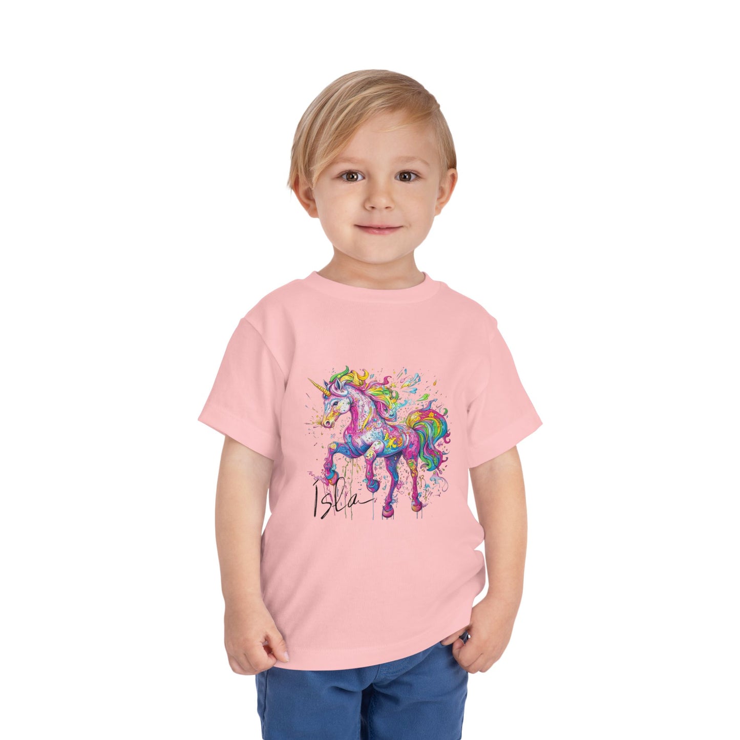 Colorful Unicorn Toddler Tee - Fun & Playful Kidswear V2