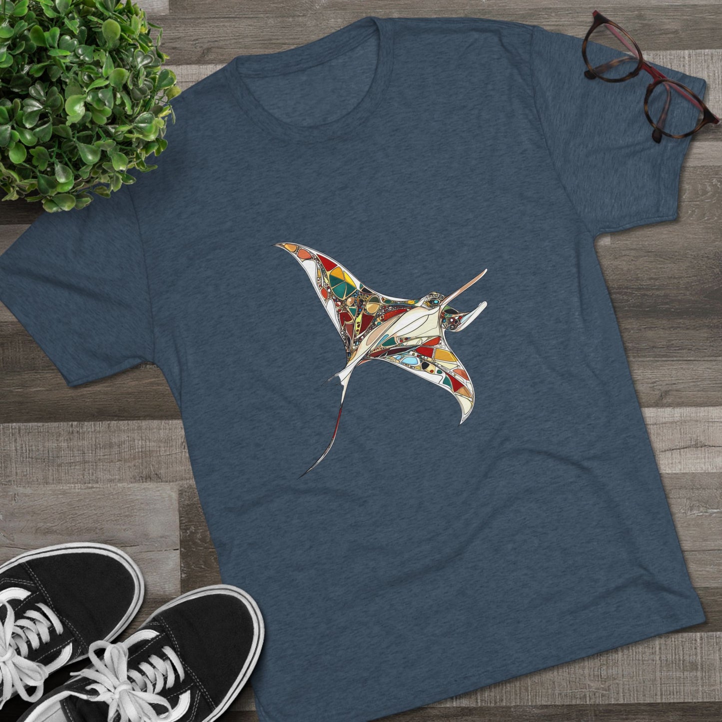 Artistic Manta Ray Tee