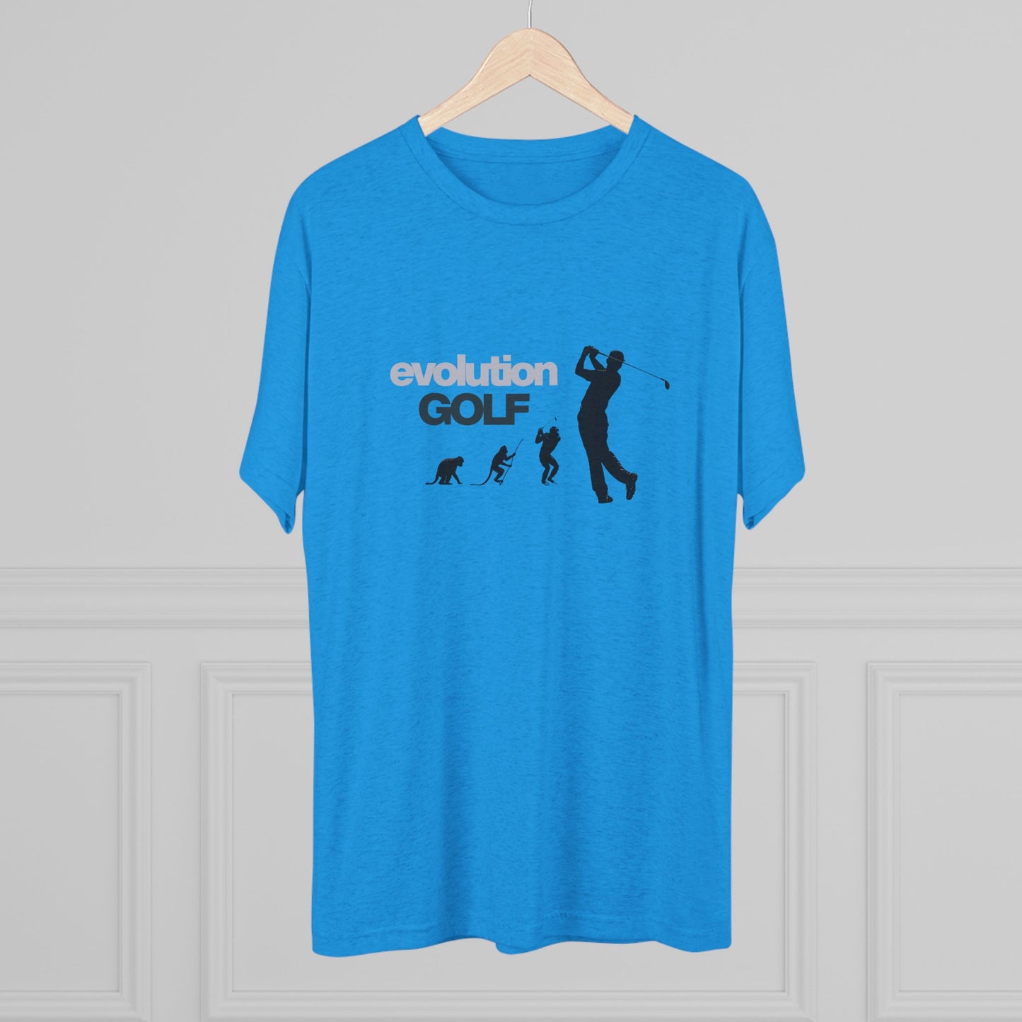 T-Shirt - Evolution Golf Ape to Golfer Satire Tee