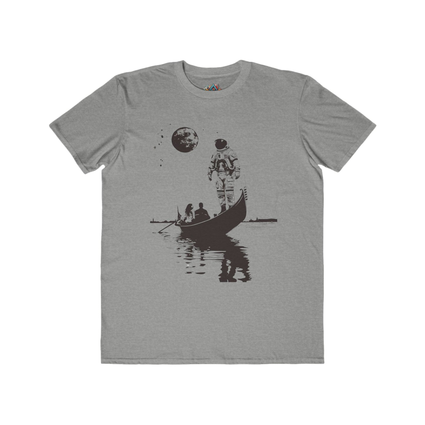 Fashion Tee - Spaceman on Gondola in Venice Art Print