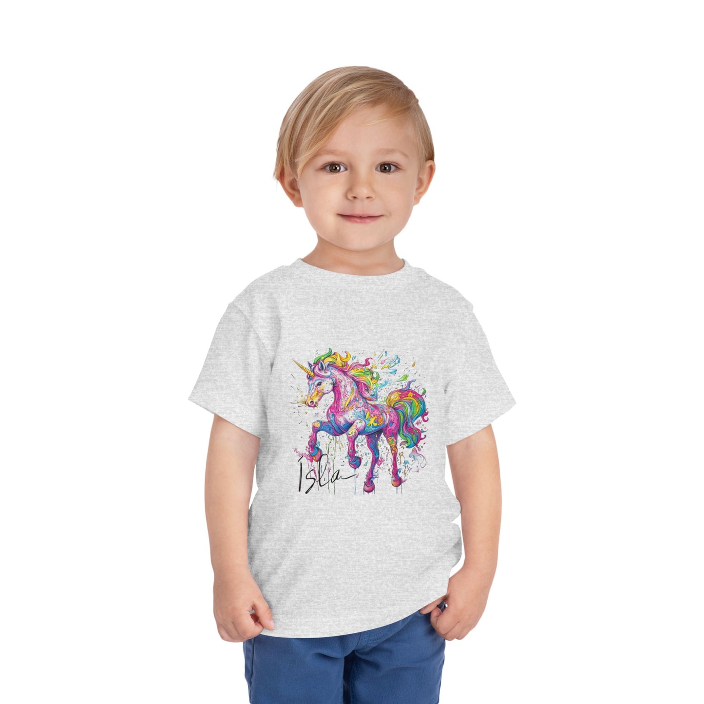 Colorful Unicorn Toddler Tee - Fun & Playful Kidswear V2