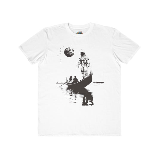 Fashion Tee - Spaceman on Gondola in Venice Art Print