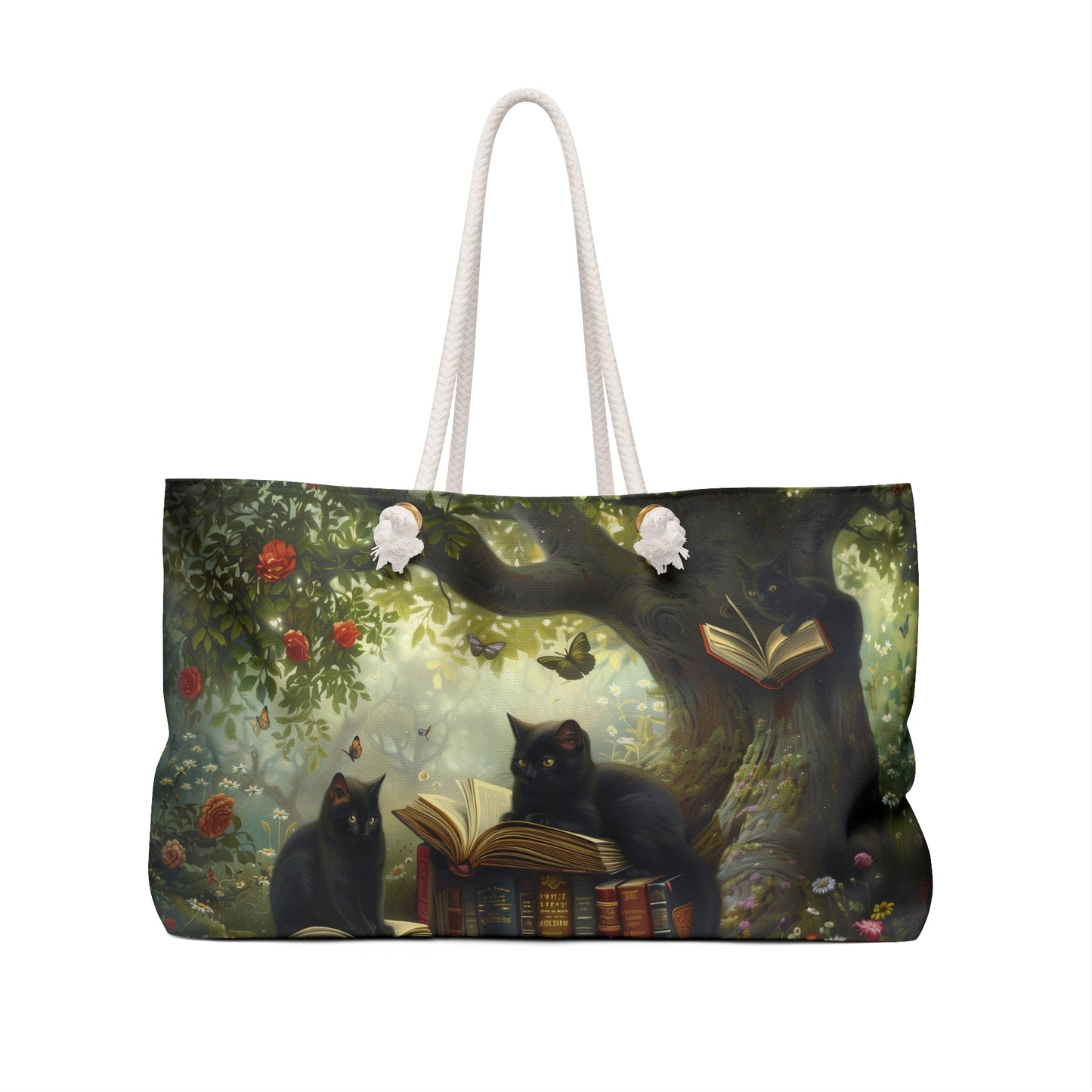 Cats Reading, Weekender Bag