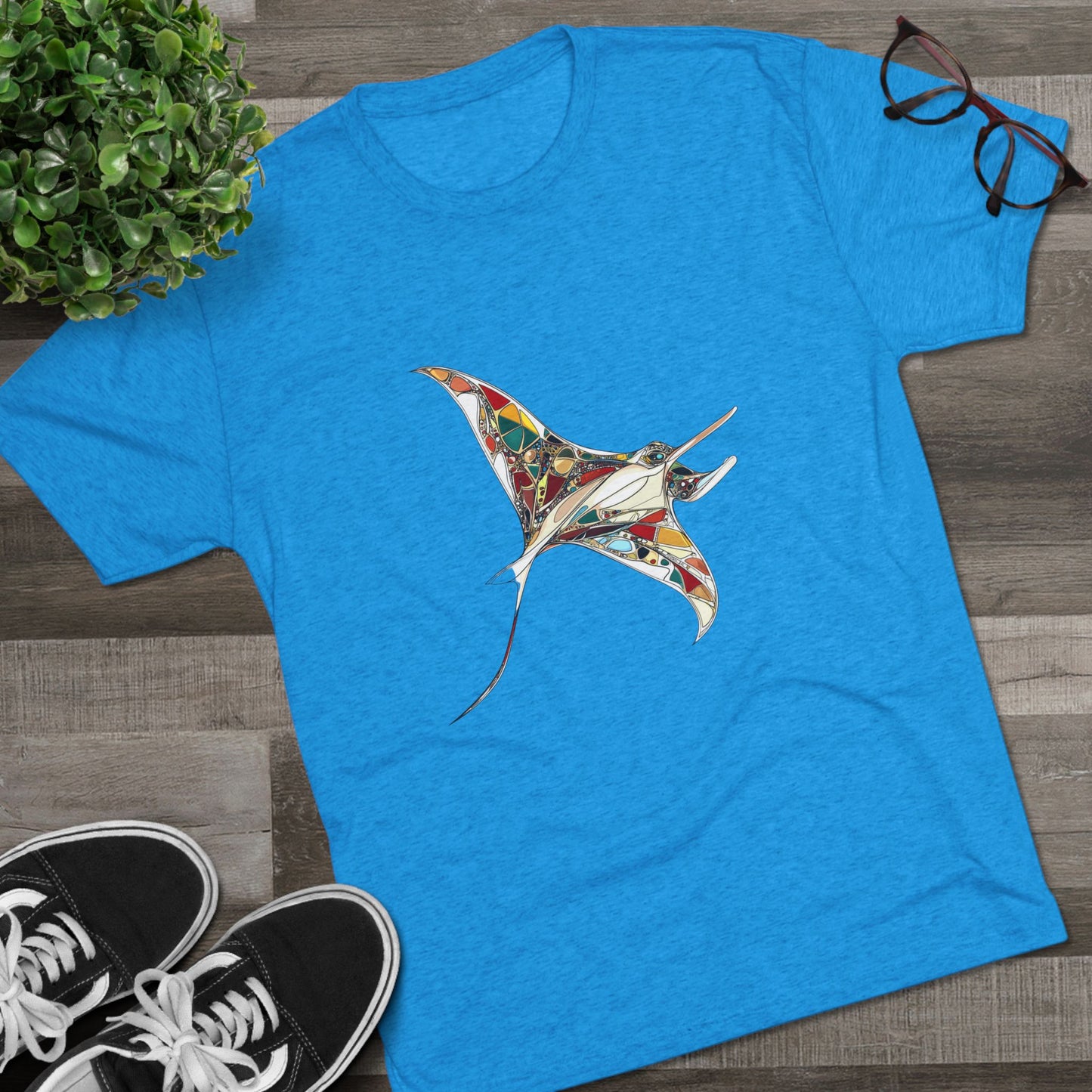 Artistic Manta Ray Tee