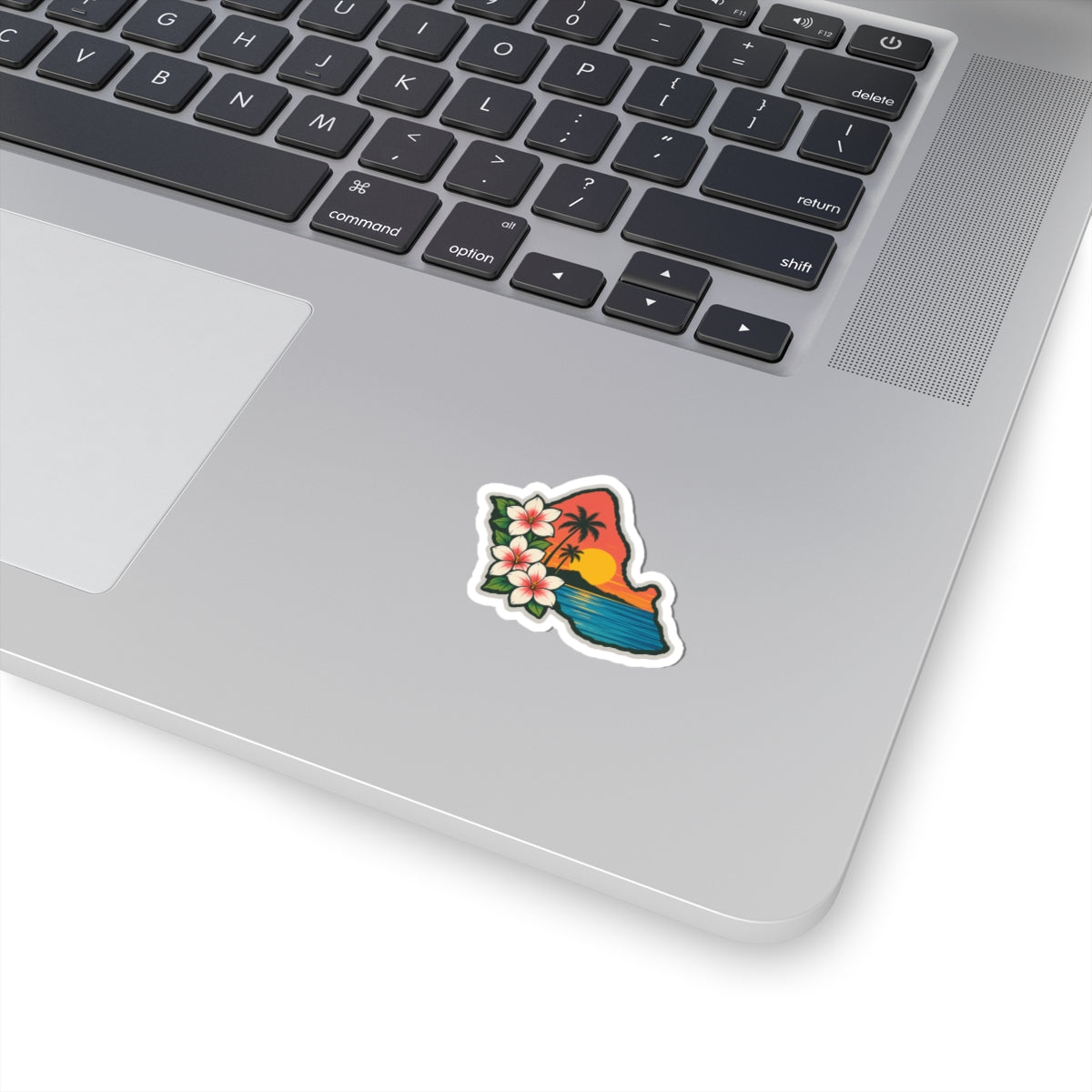 Oahu 1 Skull Kiss-Cut Stickers | Summer Vibe, Laptop Decor, USA Pride