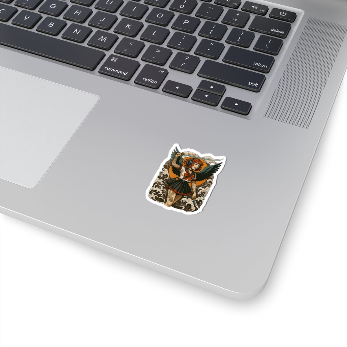 Lady Swords Kiss-Cut Stickers | Summer Vibe, Laptop Decor, USA Pride